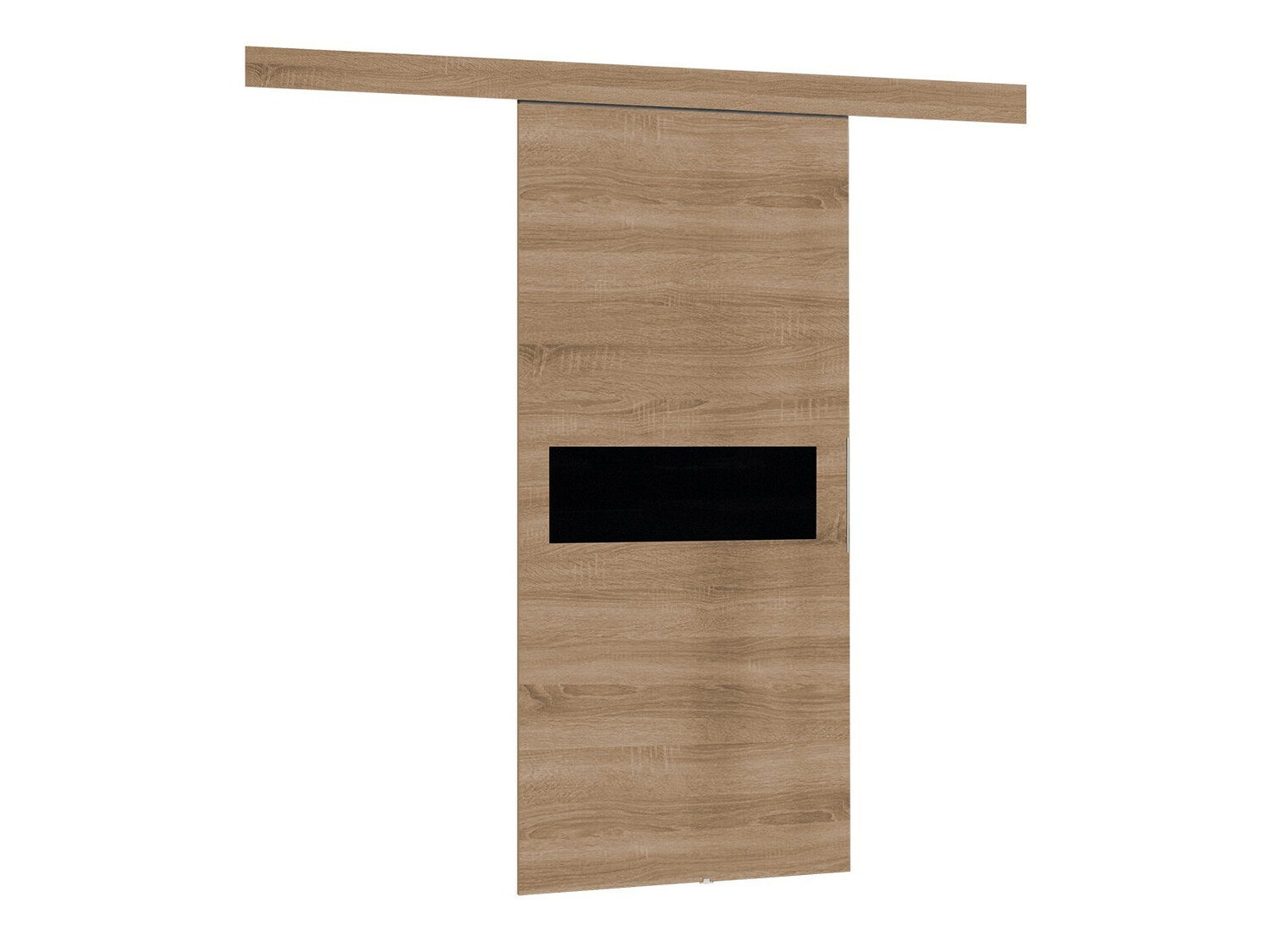 Sliding door Dover 127 (Sonoma oak + Black)