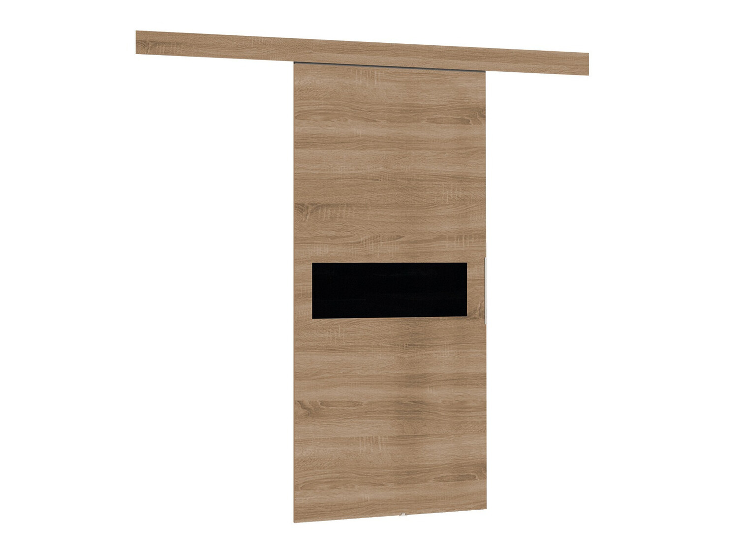 Sliding door Dover 134 (Sonoma oak + Black)