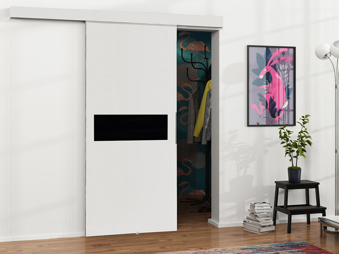 Sliding door Dover 134 (White + Black)