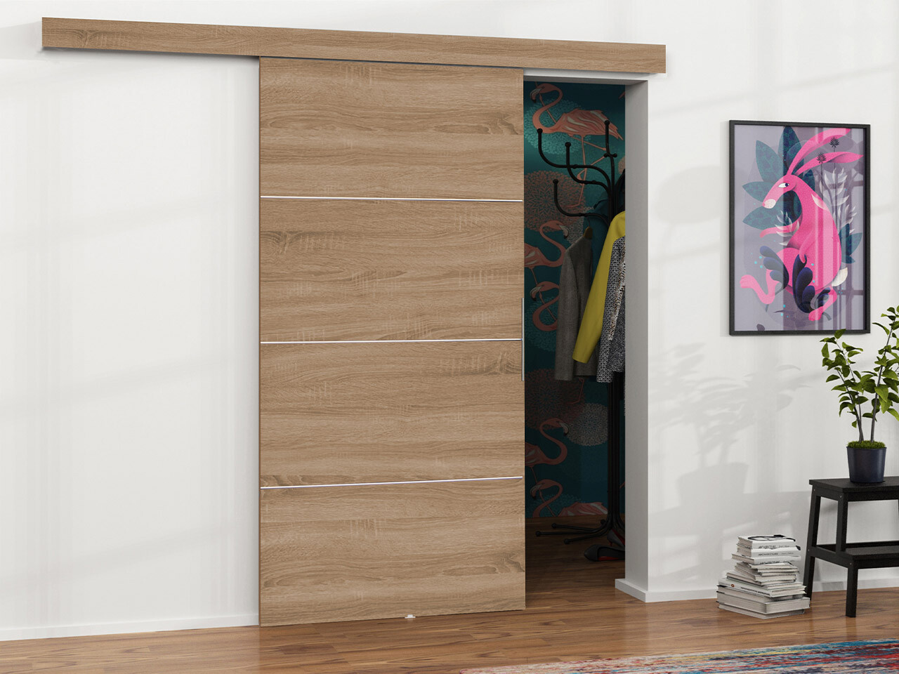 Sliding door Dover 146 (Sonoma oak)