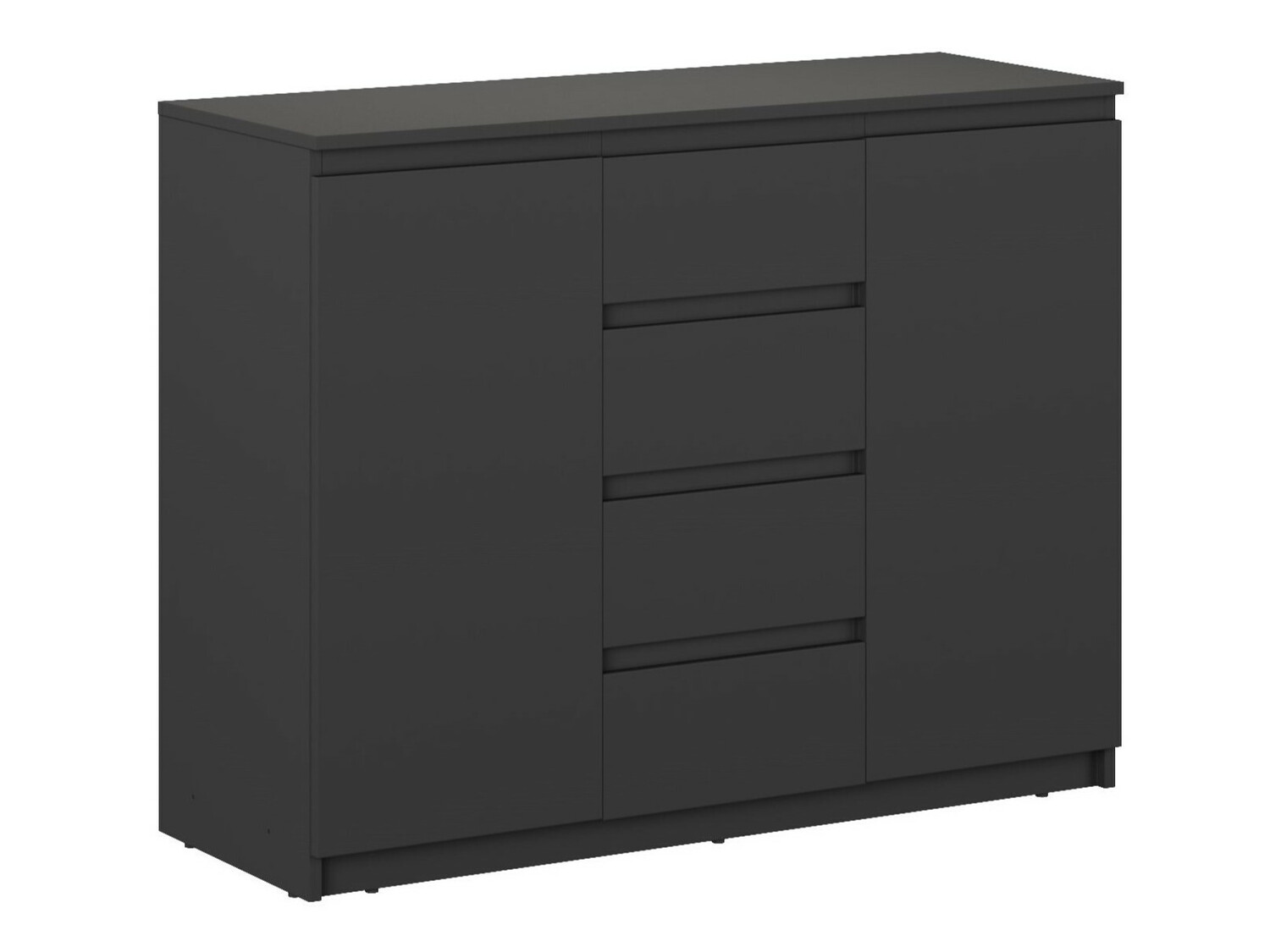 Chest of drawers Cirdelu 105 (Black)