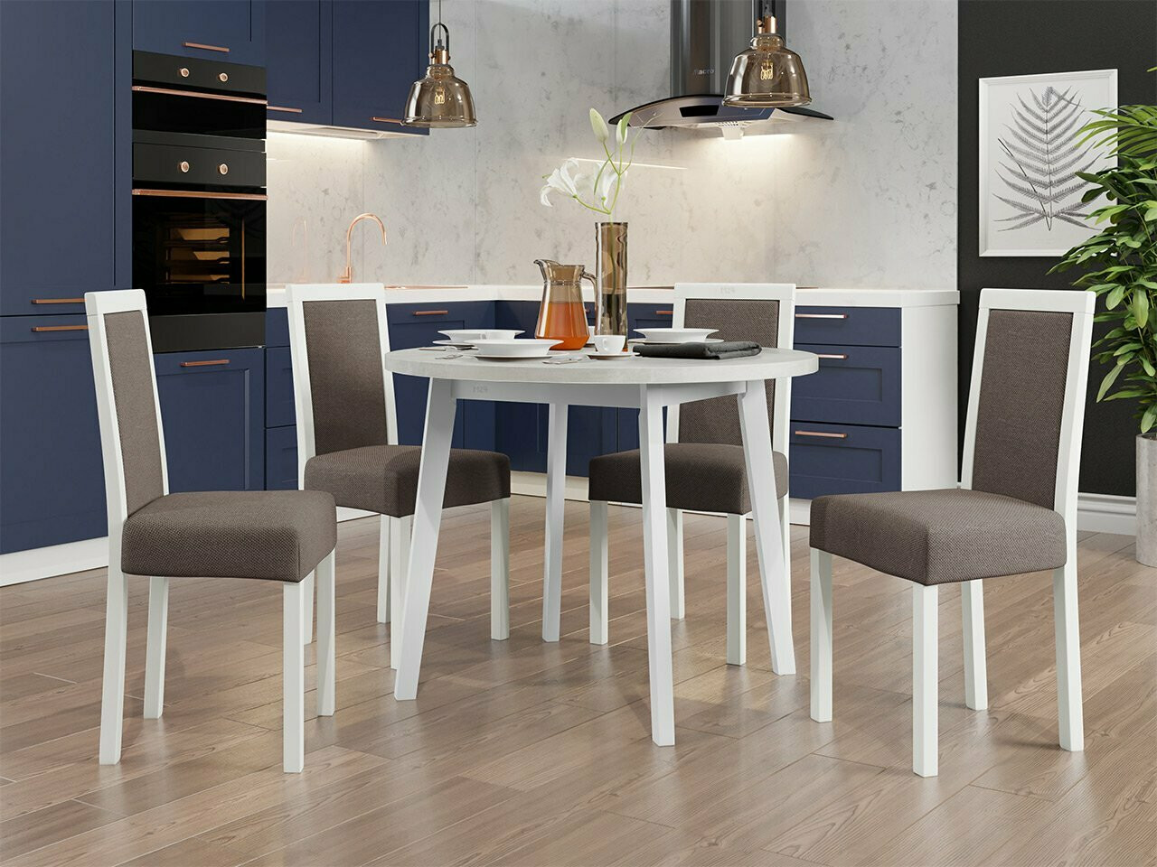 Dining set Victorville 304 (White)