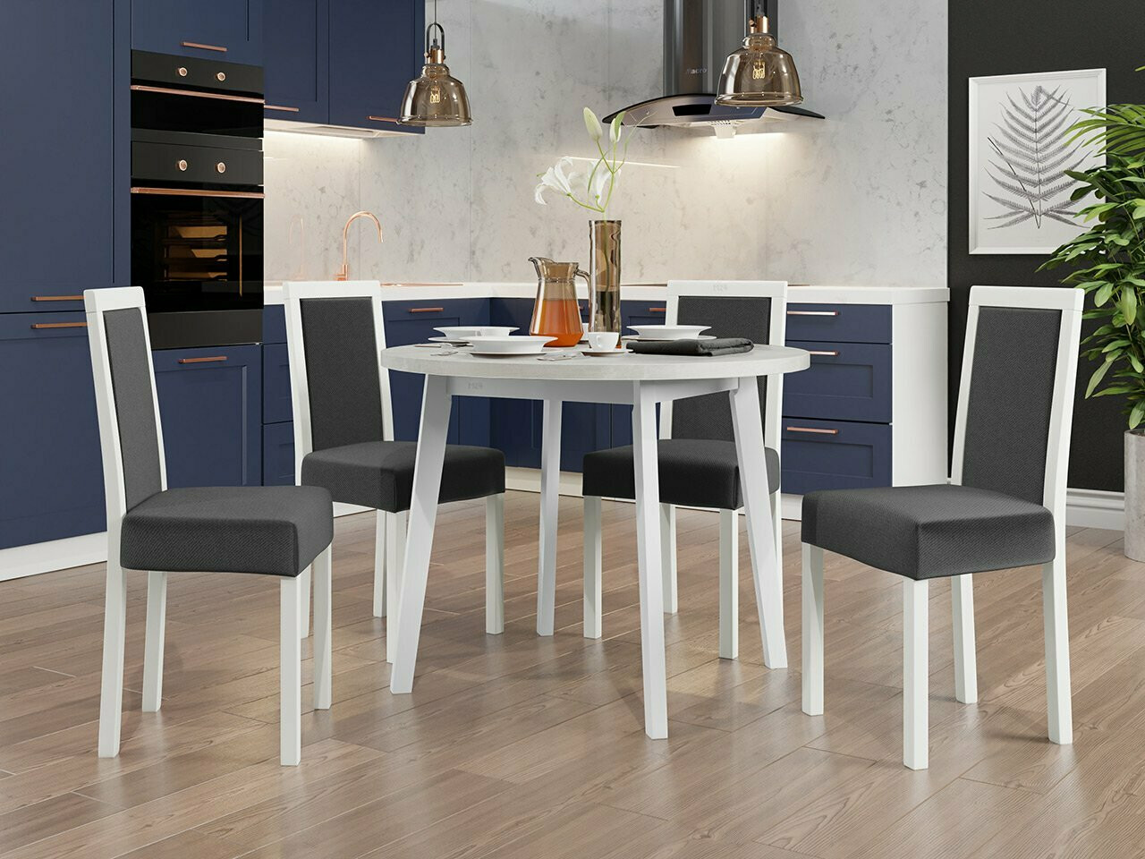 Dining set Victorville 304 (White)