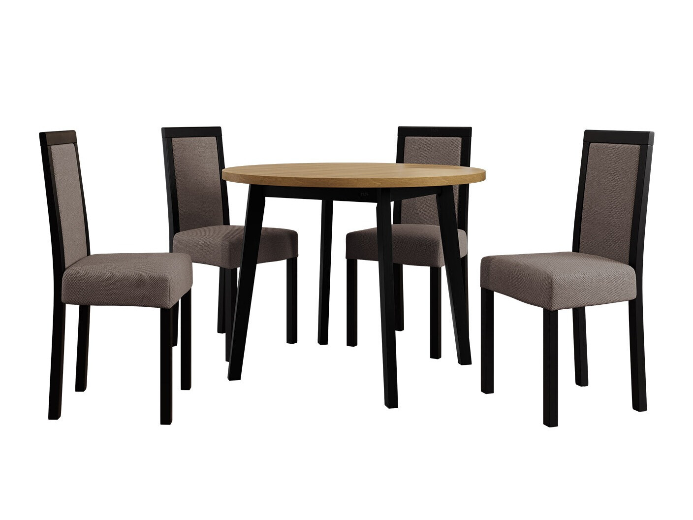 Dining set Victorville 306 (Black)