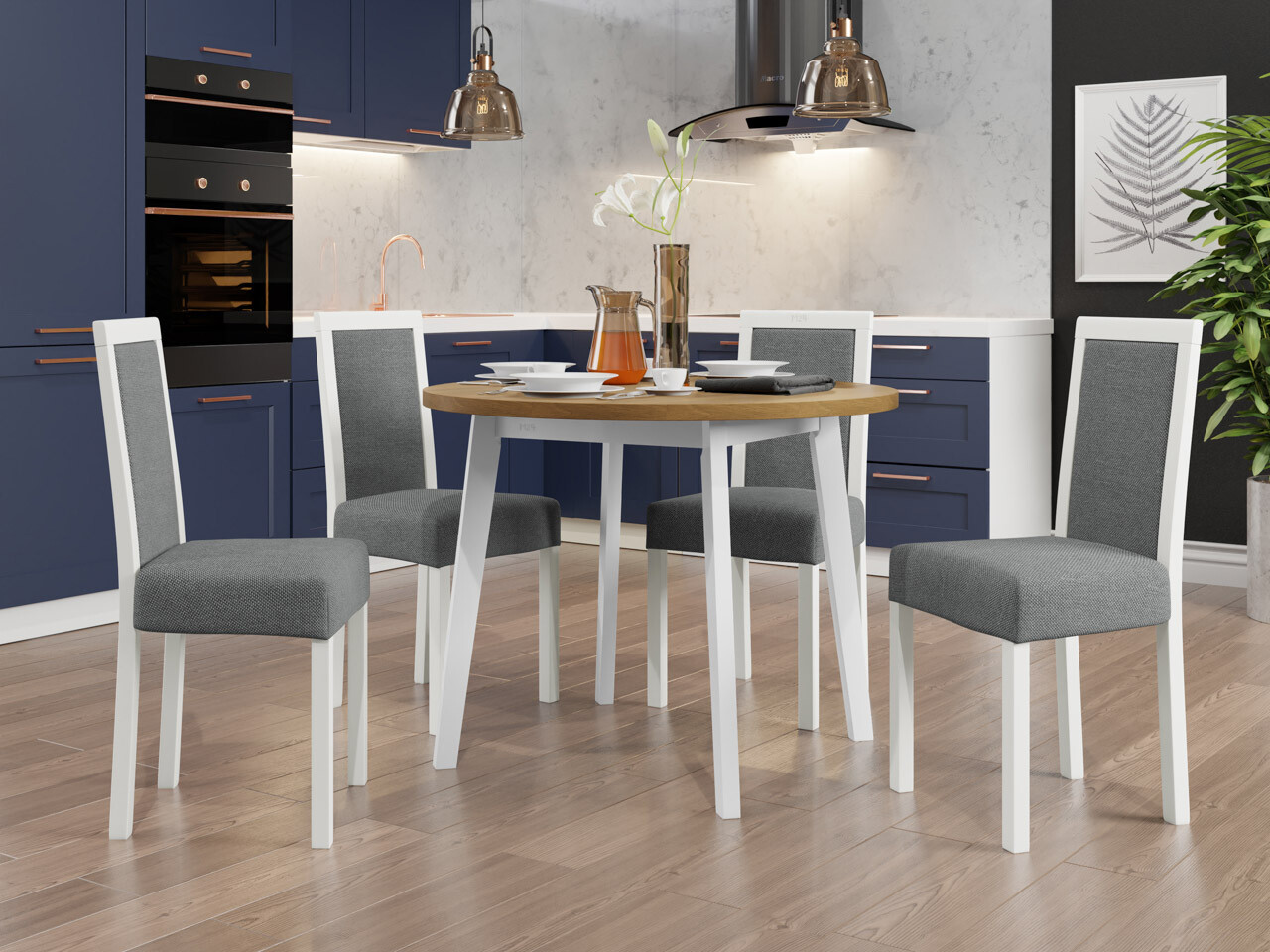 Dining set Victorville 306 (White)