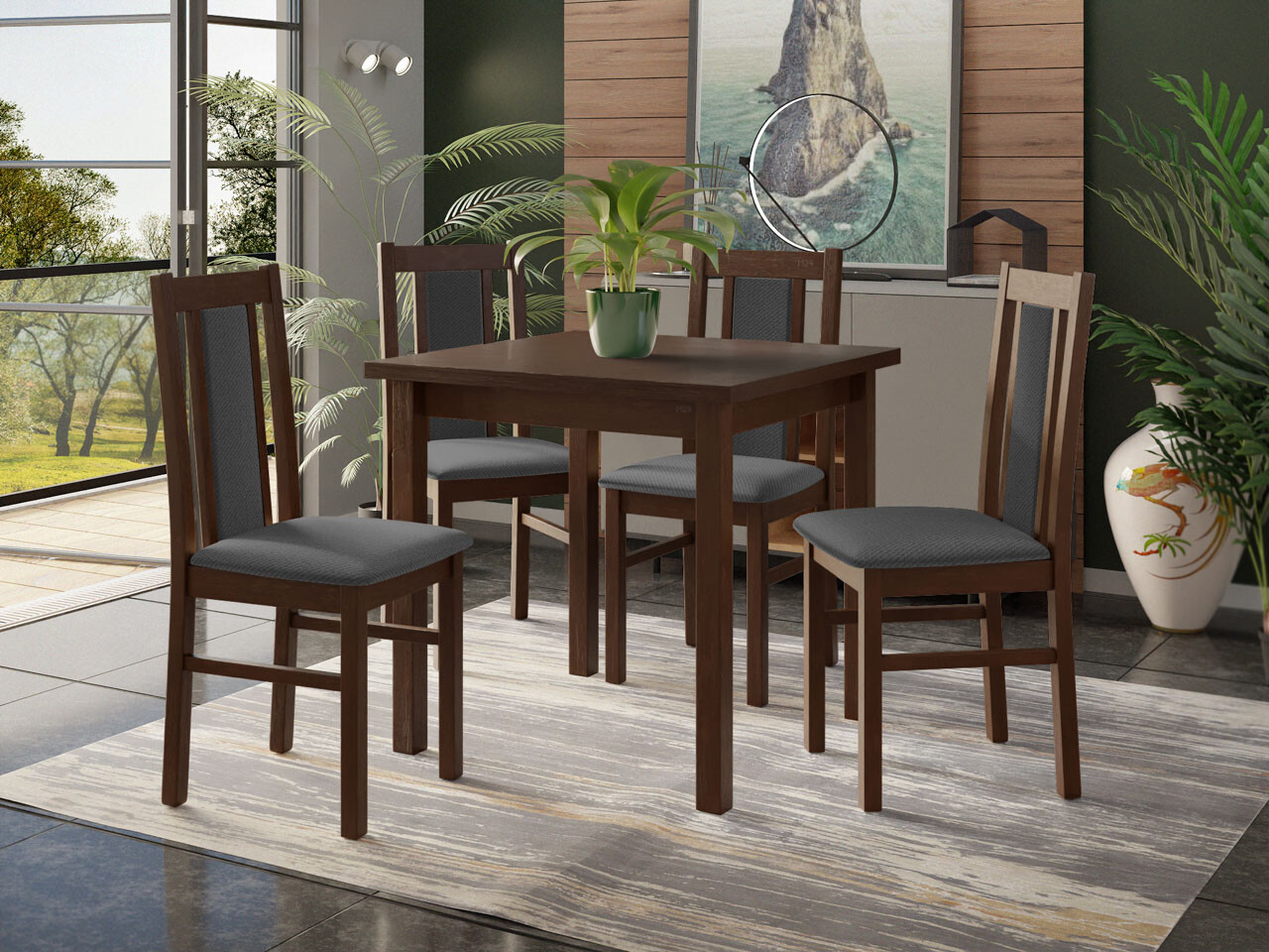 Dining set Victorville 310 (Nut)