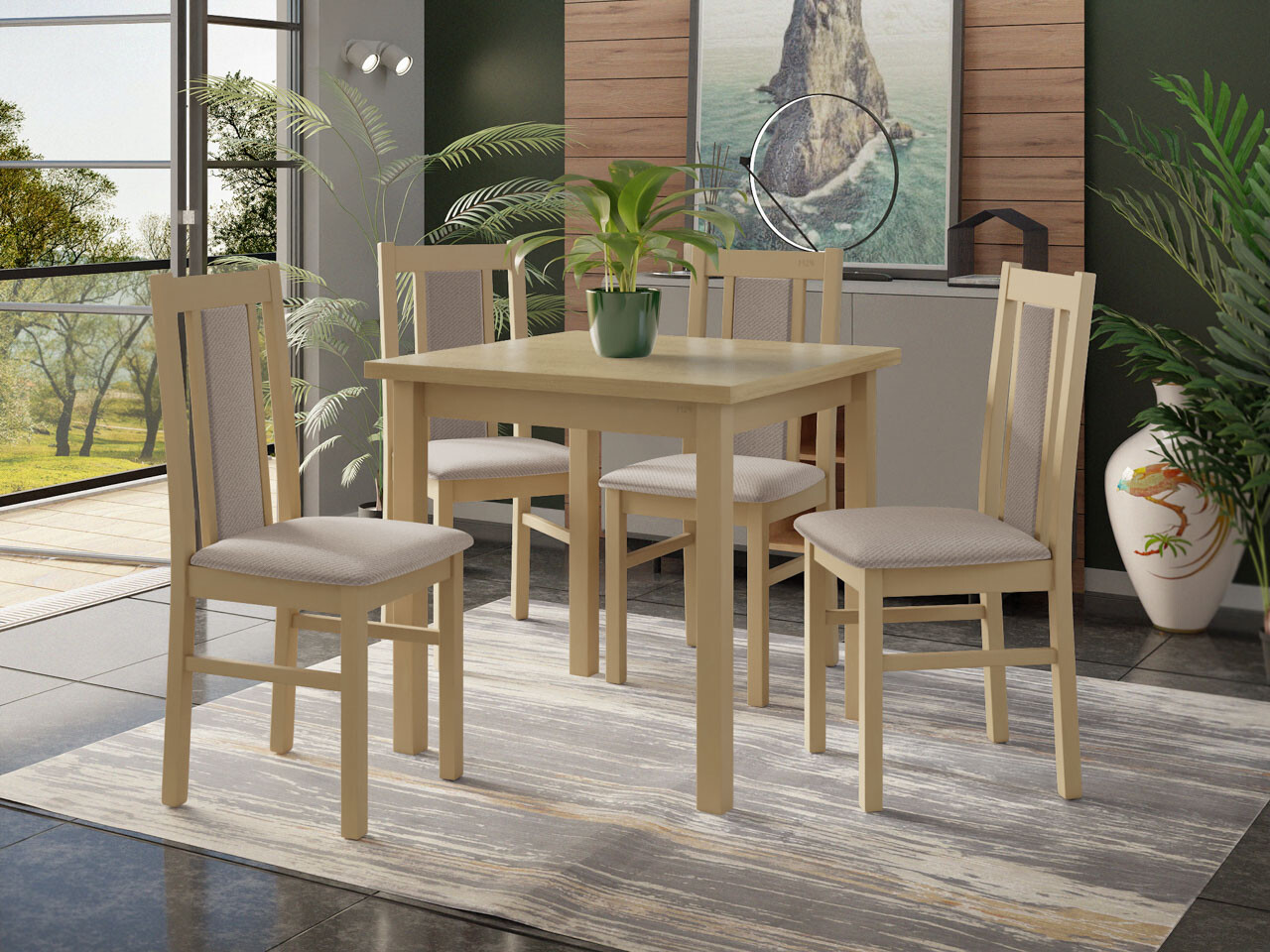 Dining set Victorville 310 (Sonoma oak)