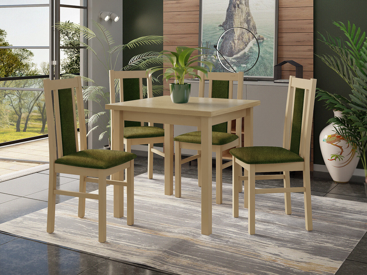 Dining set Victorville 310 (Sonoma oak)