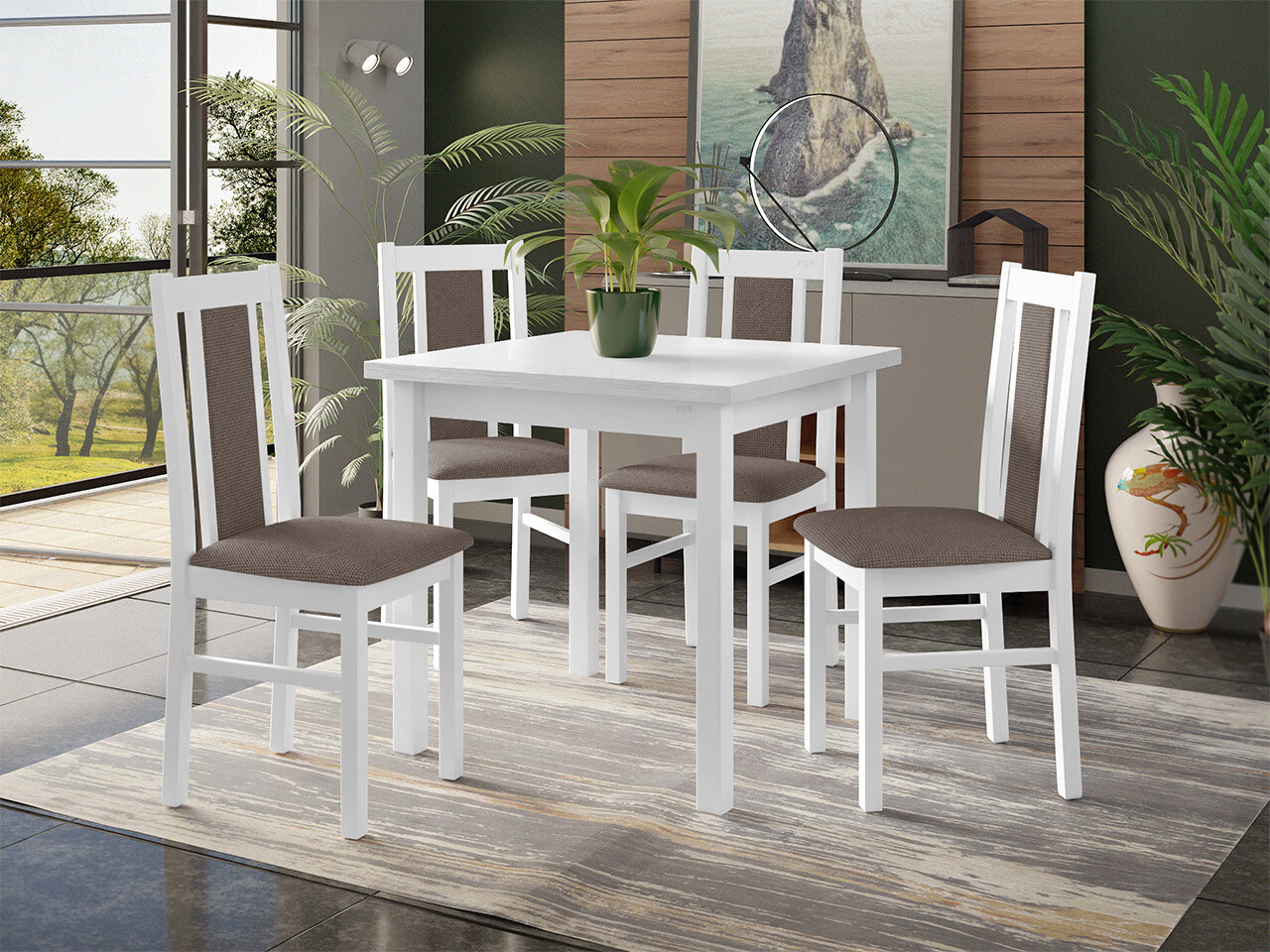 Dining set Victorville 310 (White)