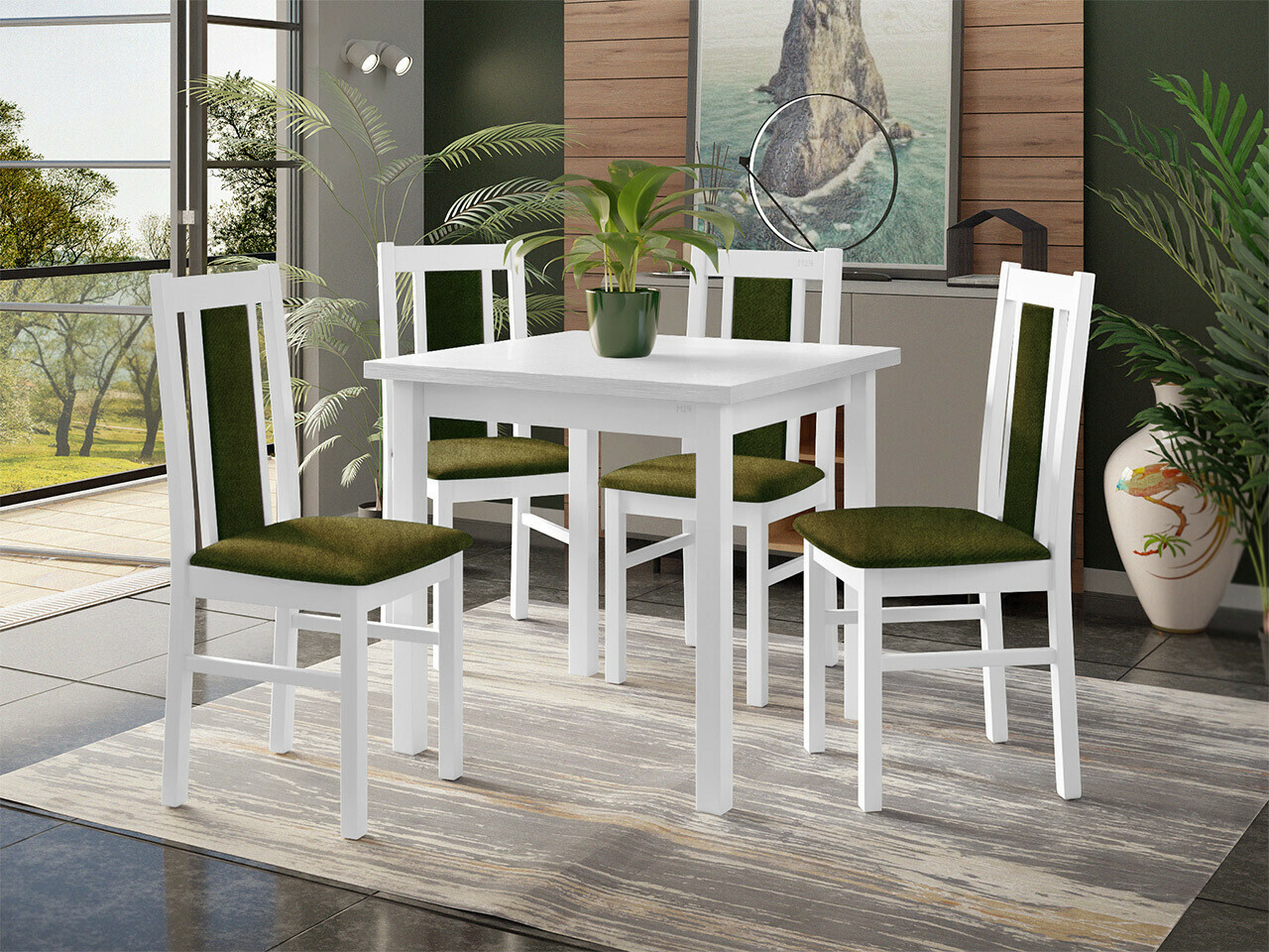 Dining set Victorville 310 (White)
