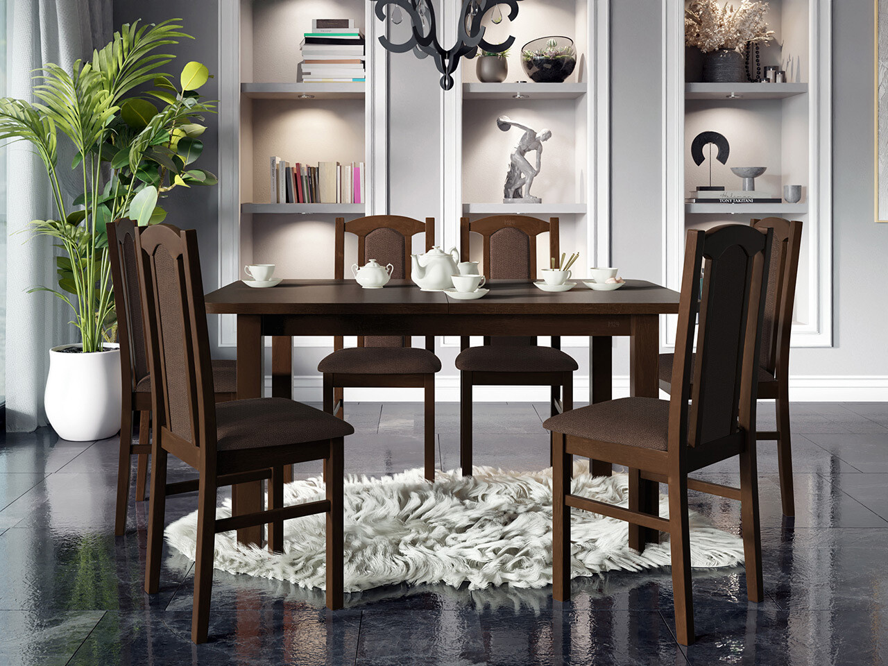 Dining set Victorville 312 (Nut)