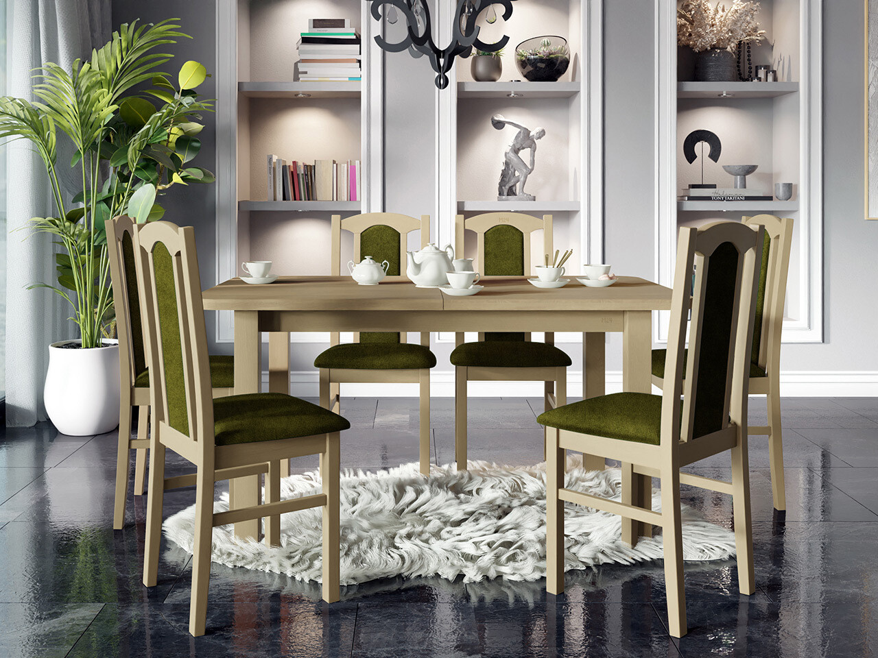 Dining set Victorville 312 (Sonoma oak)