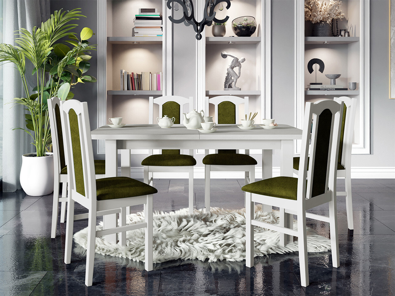 Dining set Victorville 312 (White)