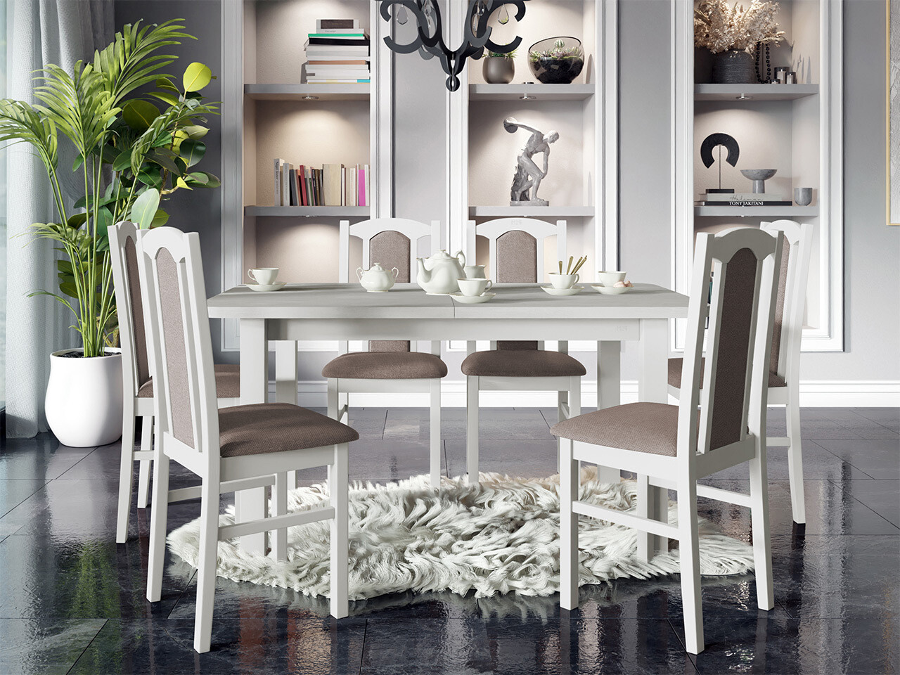 Dining set Victorville 312 (White)