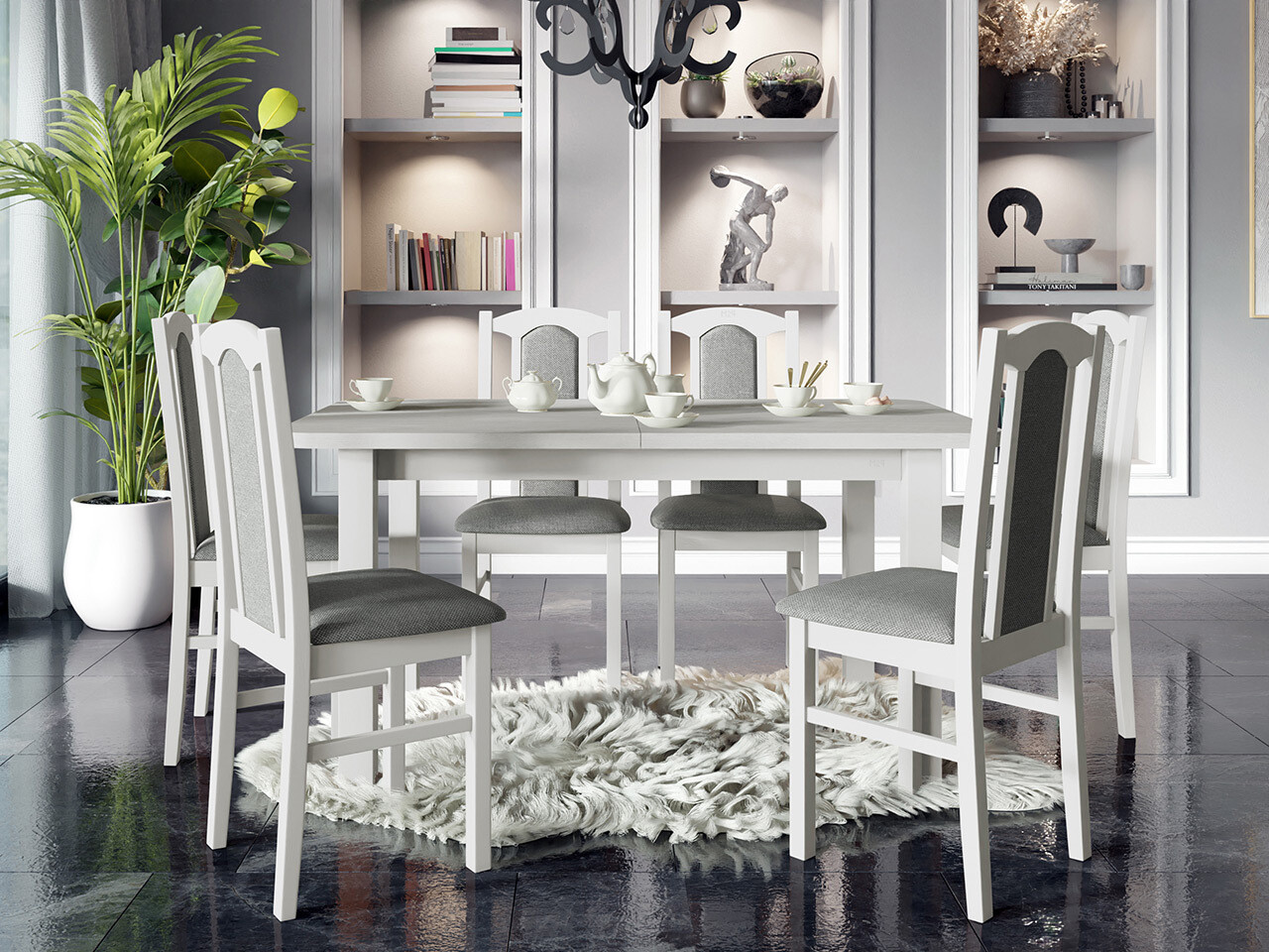 Dining set Victorville 312 (White)