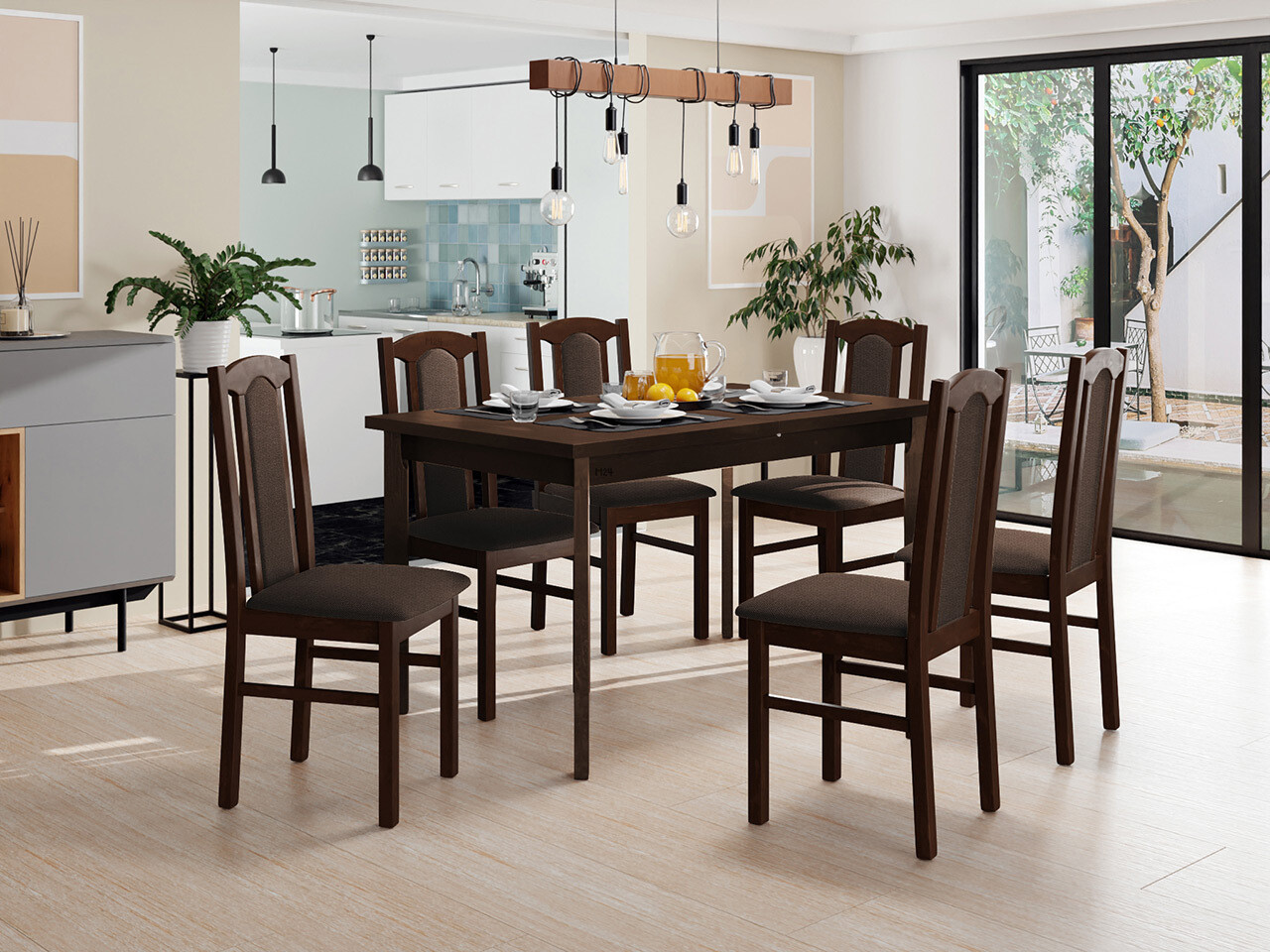 Dining set Victorville 313 (Nut)