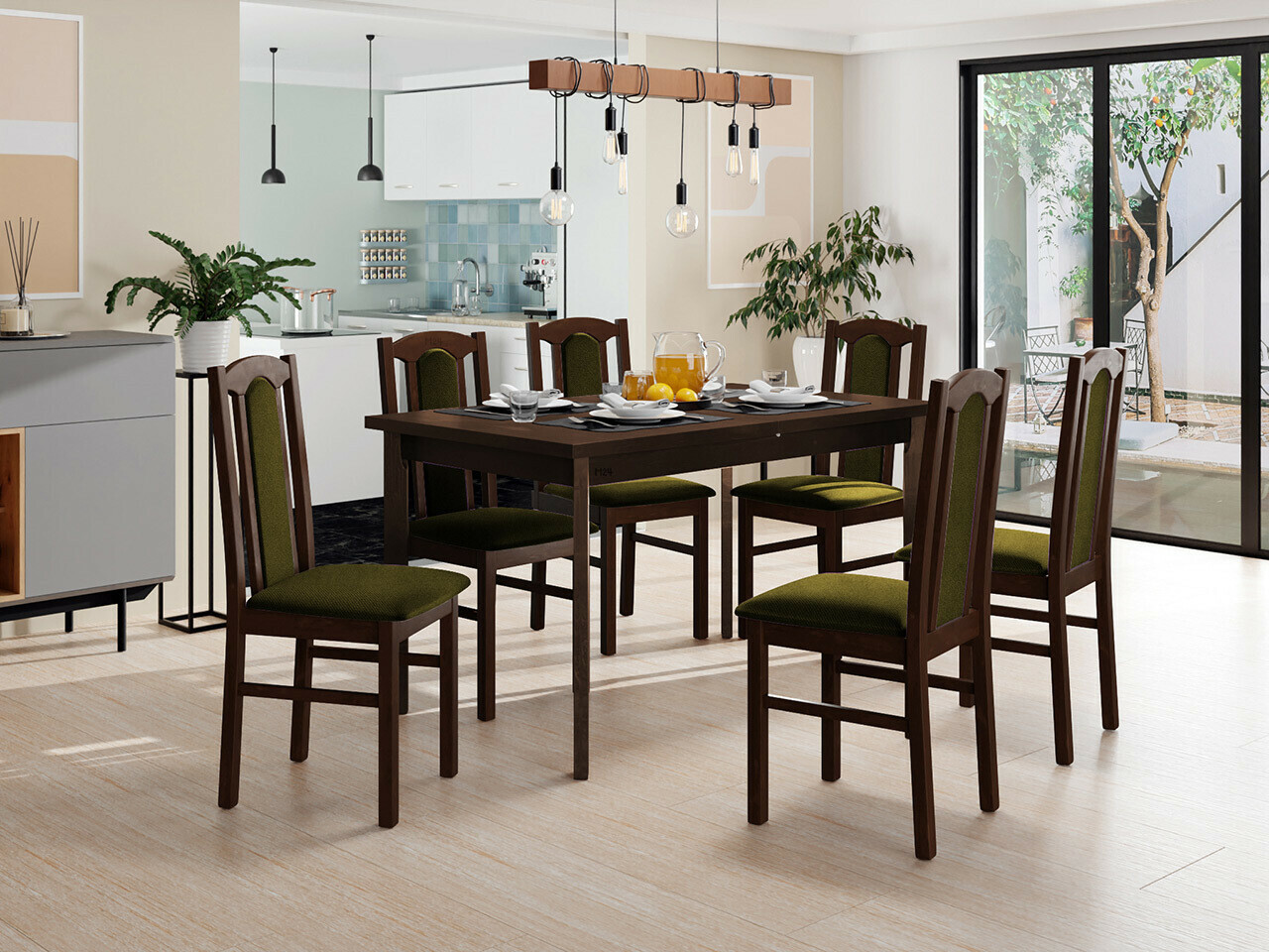 Dining set Victorville 313 (Nut)