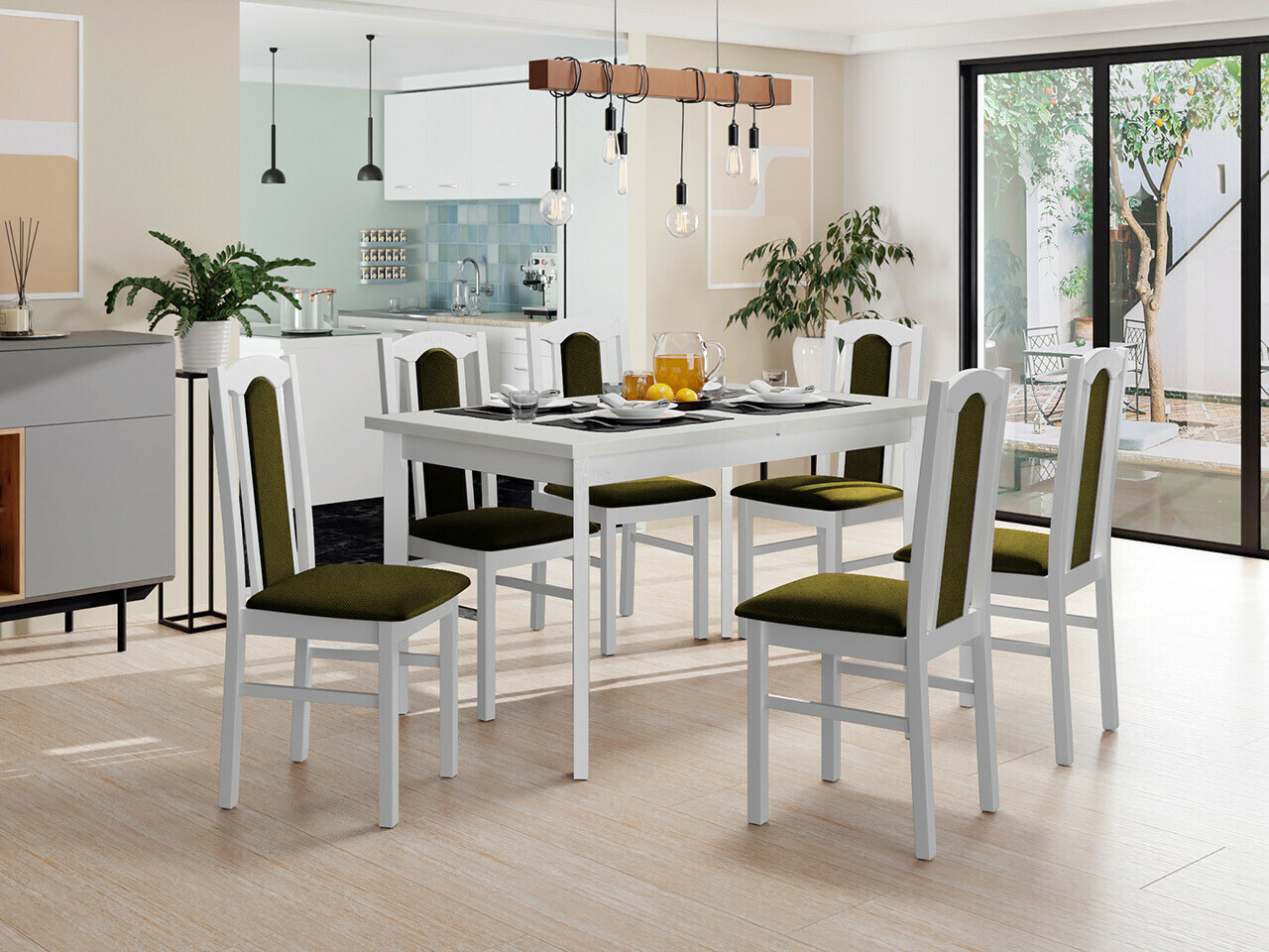 Dining set Victorville 313 (White)