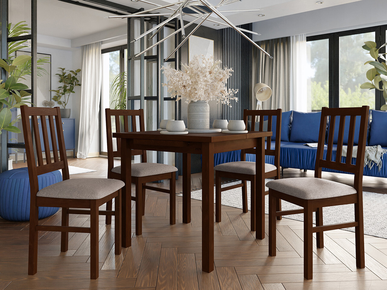 Dining set Victorville 314 (Nut)