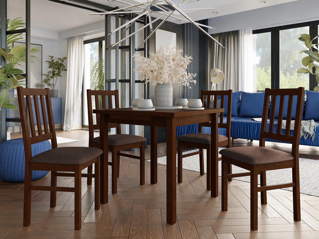 Dining set Victorville 314 (Nut)