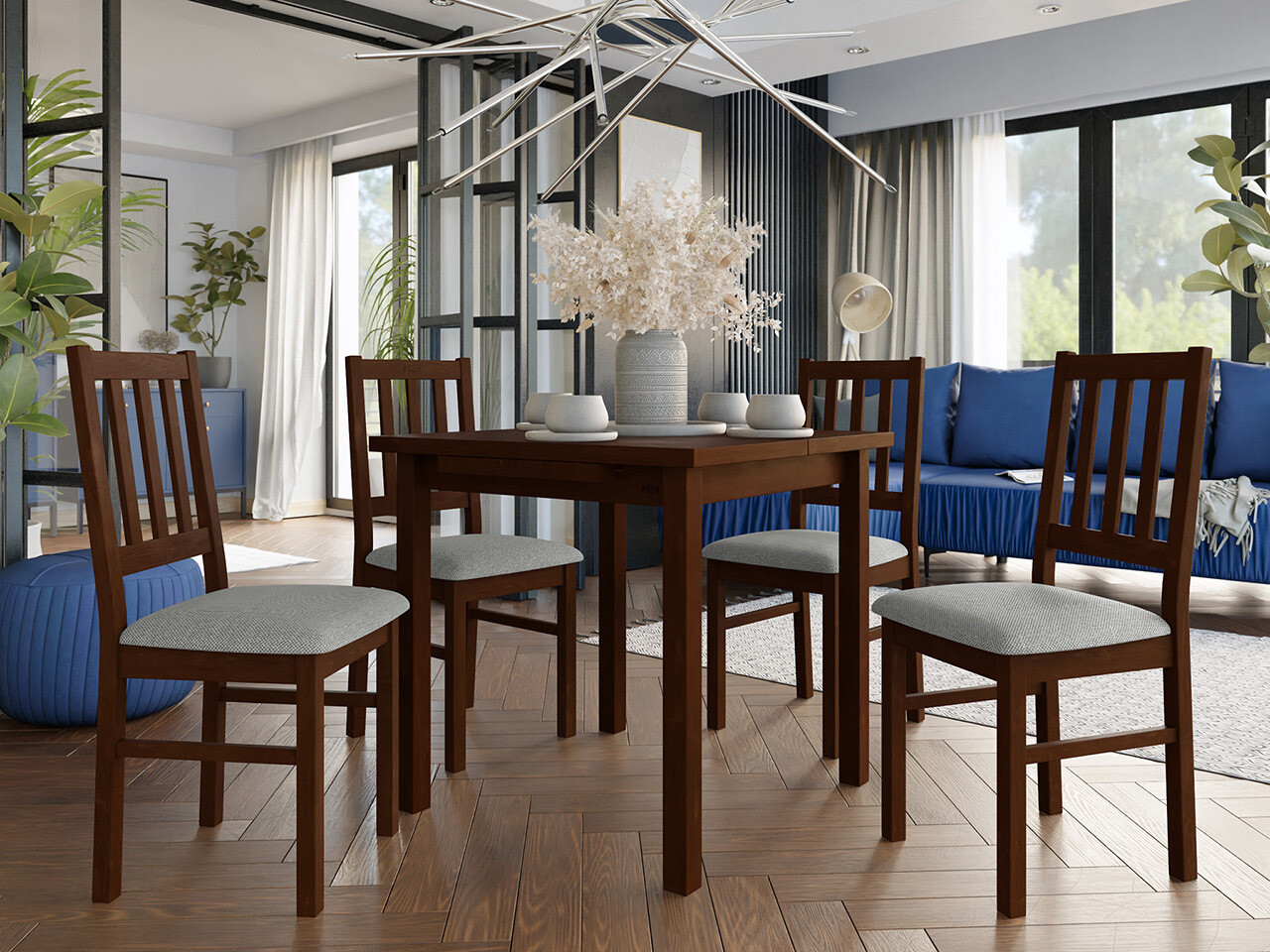 Dining set Victorville 314 (Nut)