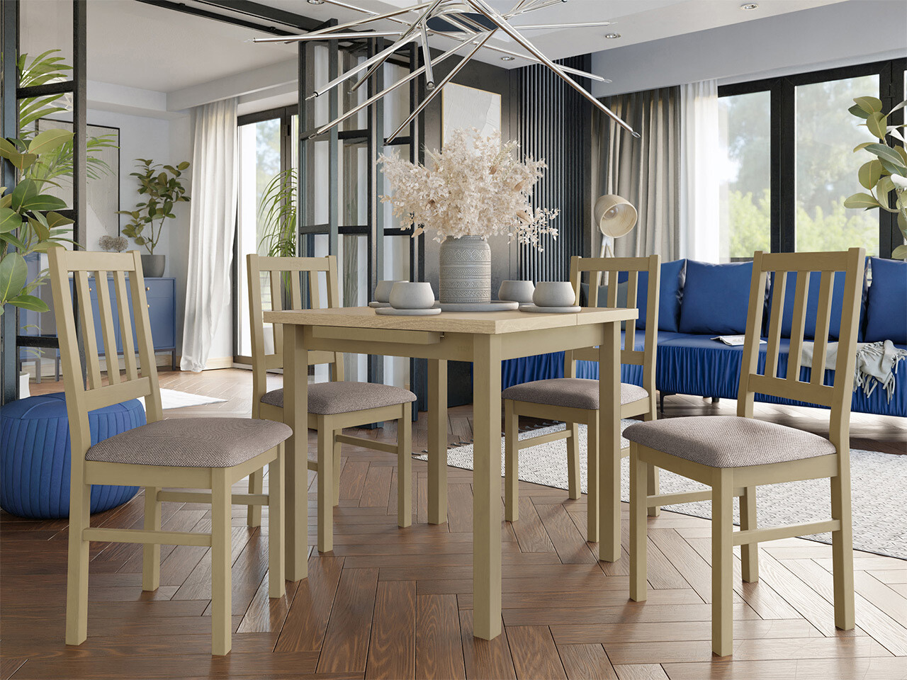 Dining set Victorville 314 (Sonoma oak)