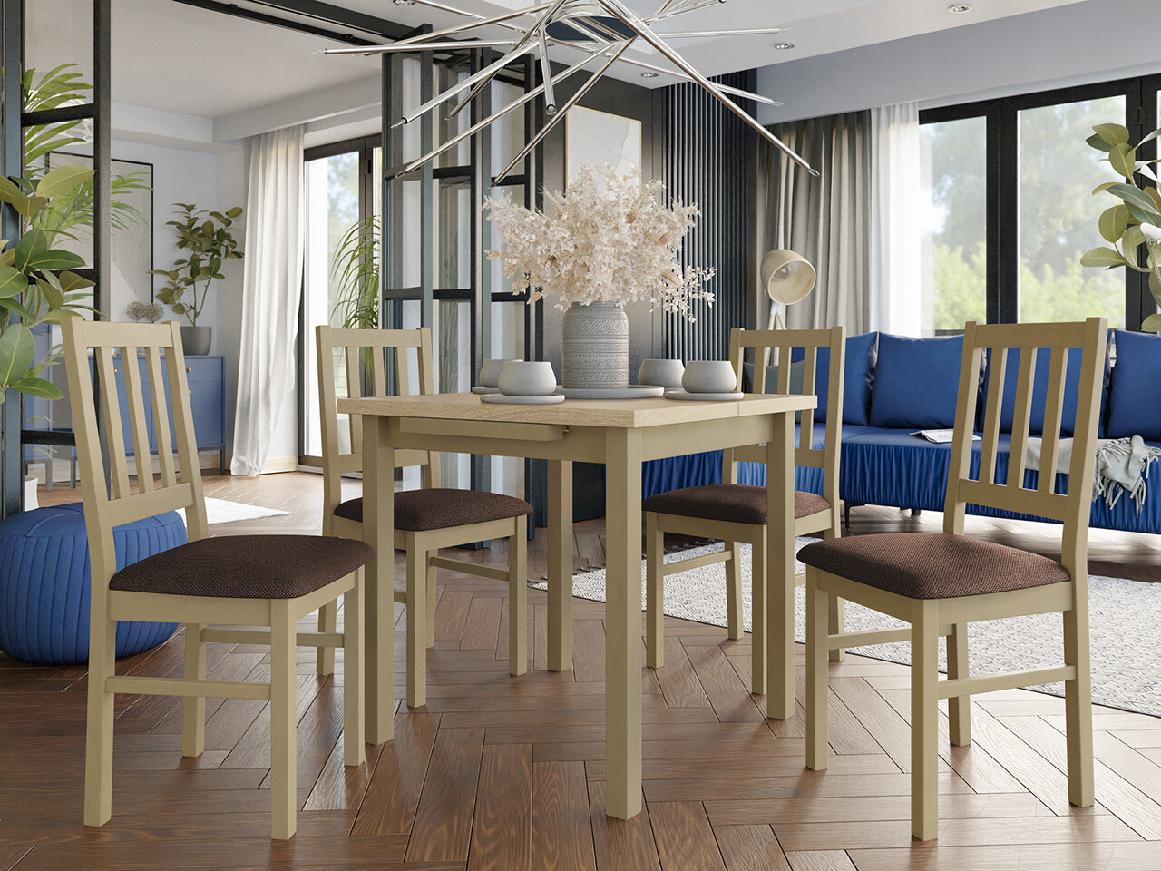 Dining set Victorville 314 (Sonoma oak)