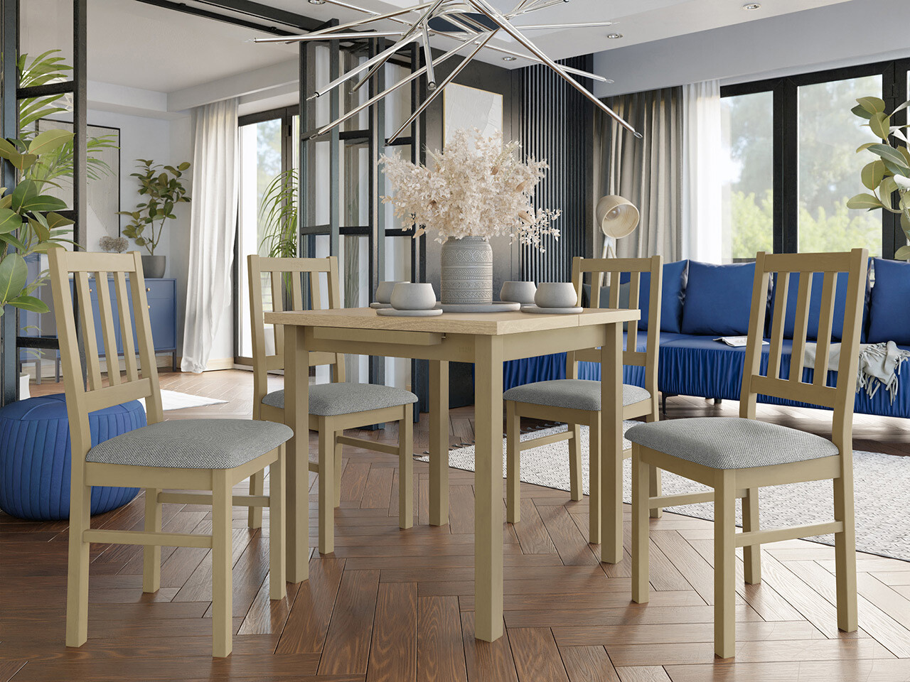 Dining set Victorville 314 (Sonoma oak)