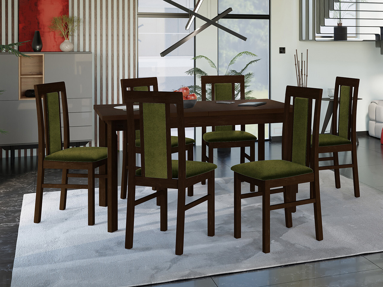 Dining set Victorville 315 (Nut)