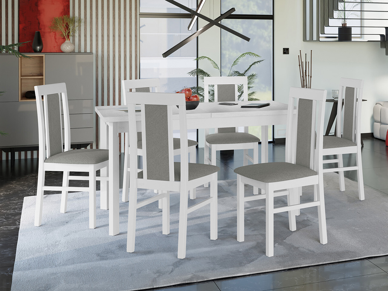 Dining set Victorville 315 (White)