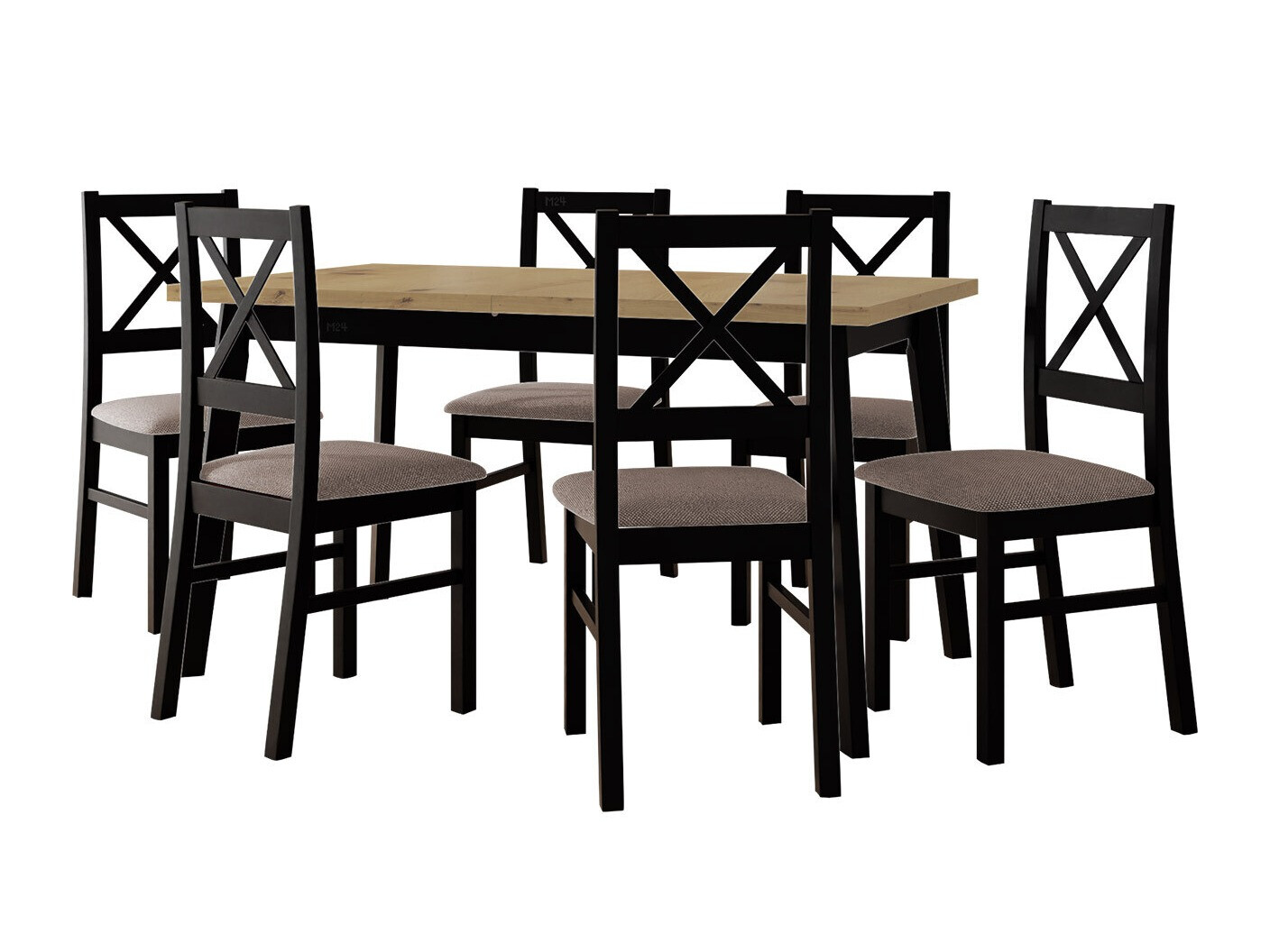 Dining set Victorville 316 (Black)