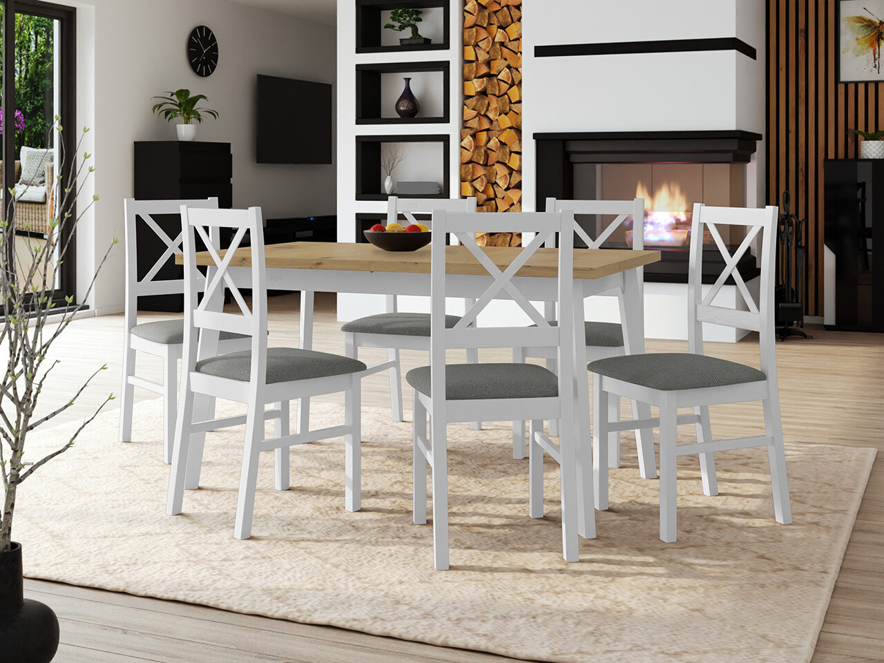 Dining set Victorville 316 (White)