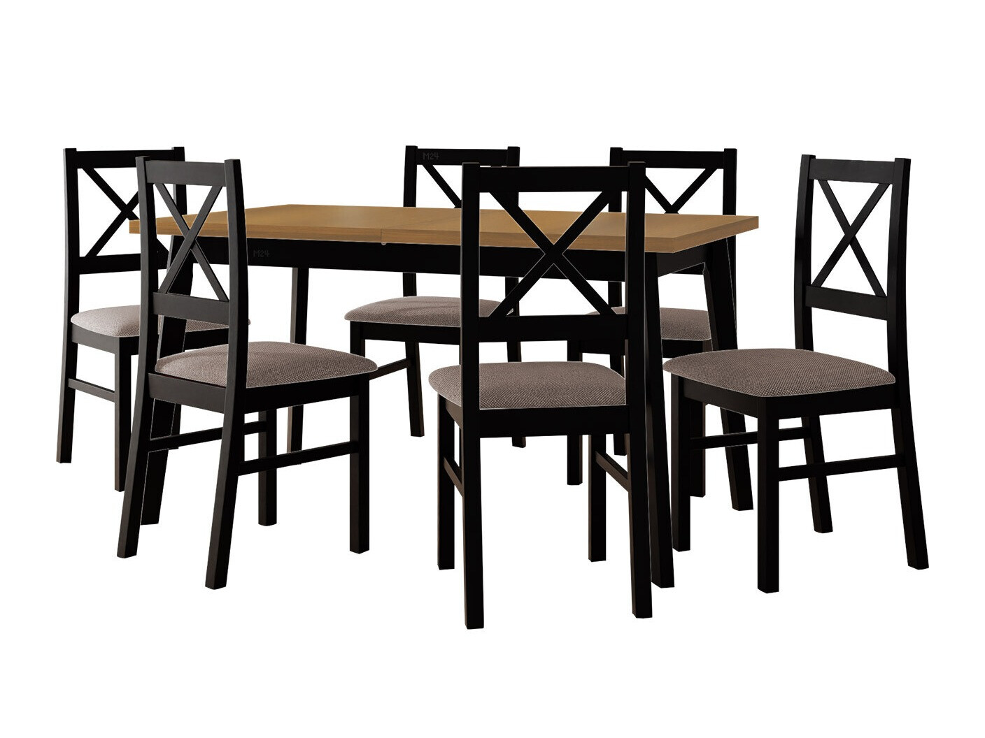 Dining set Victorville 317 (Black)