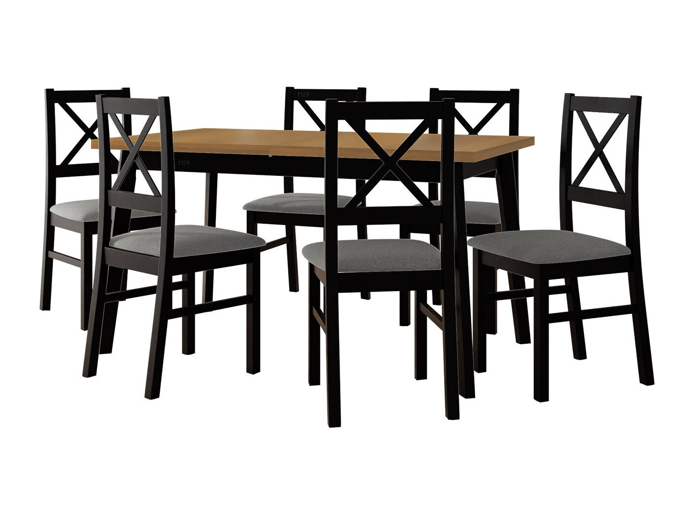 Dining set Victorville 317 (Black)