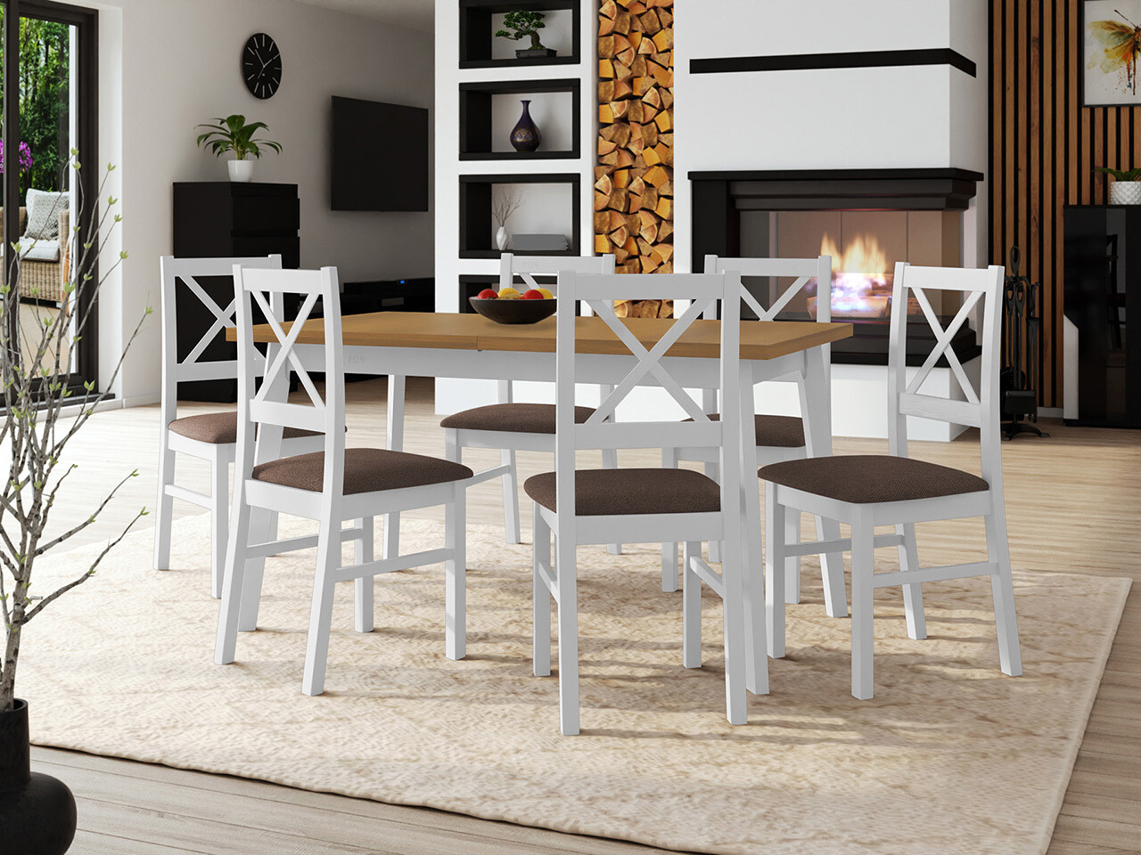 Dining set Victorville 317 (White)