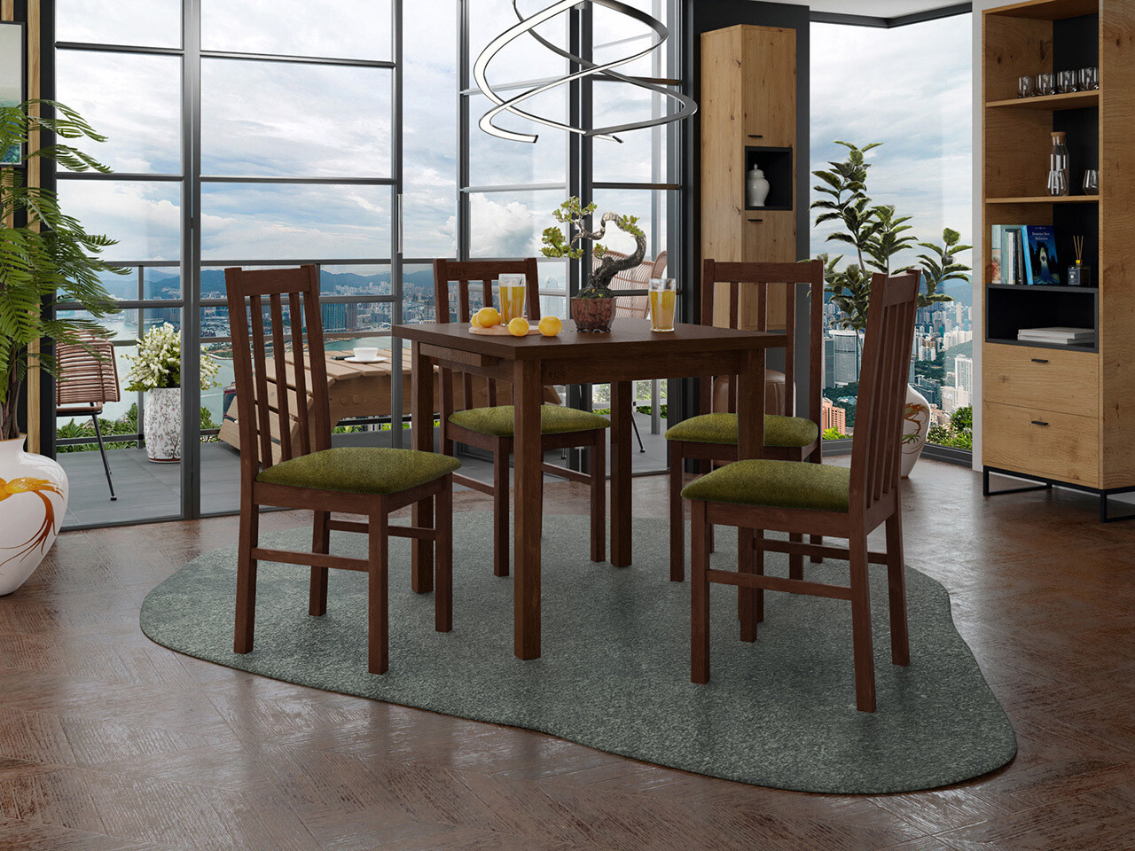 Dining set Victorville 319 (Nut)