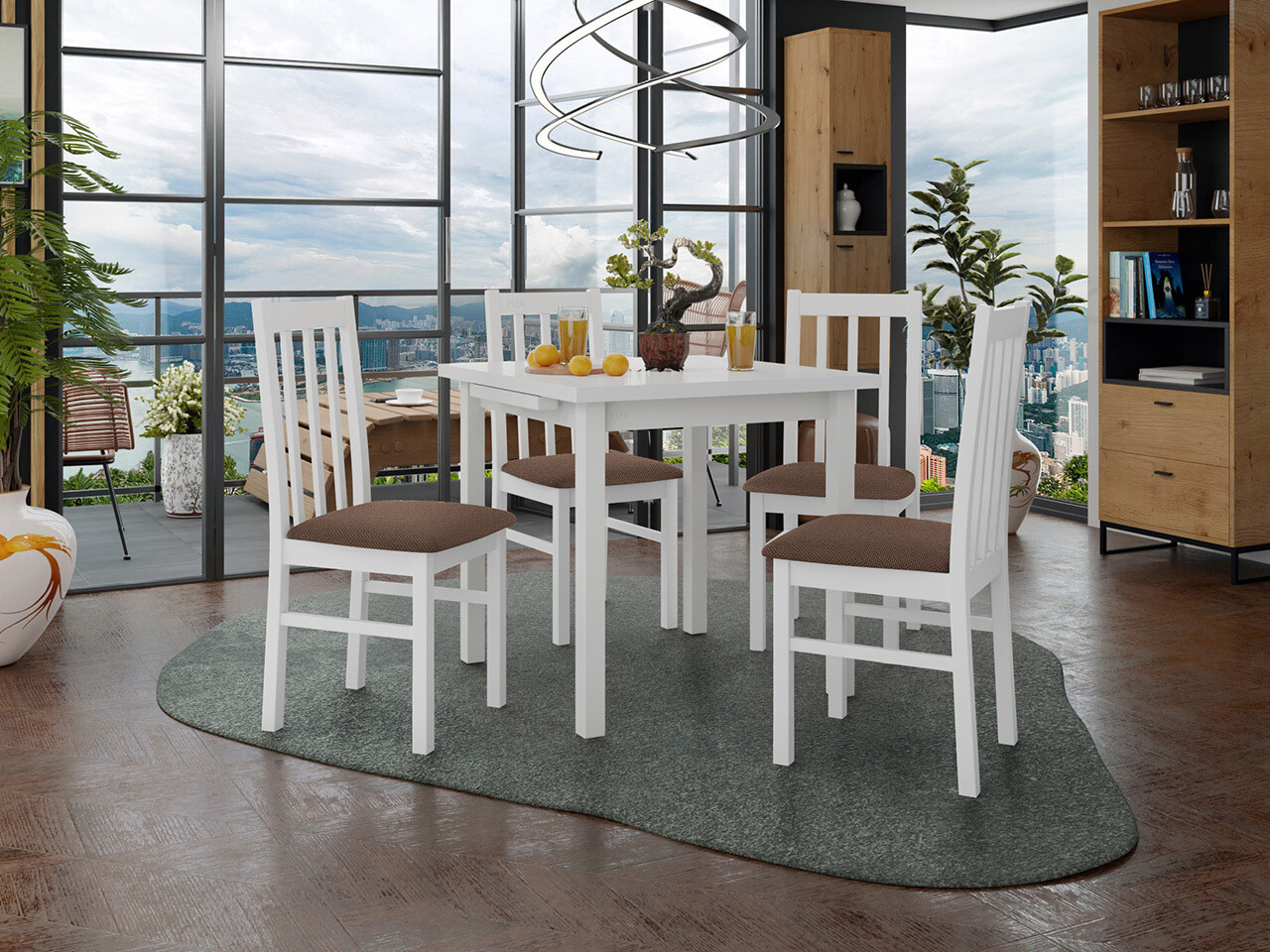 Dining set Victorville 319 (White)