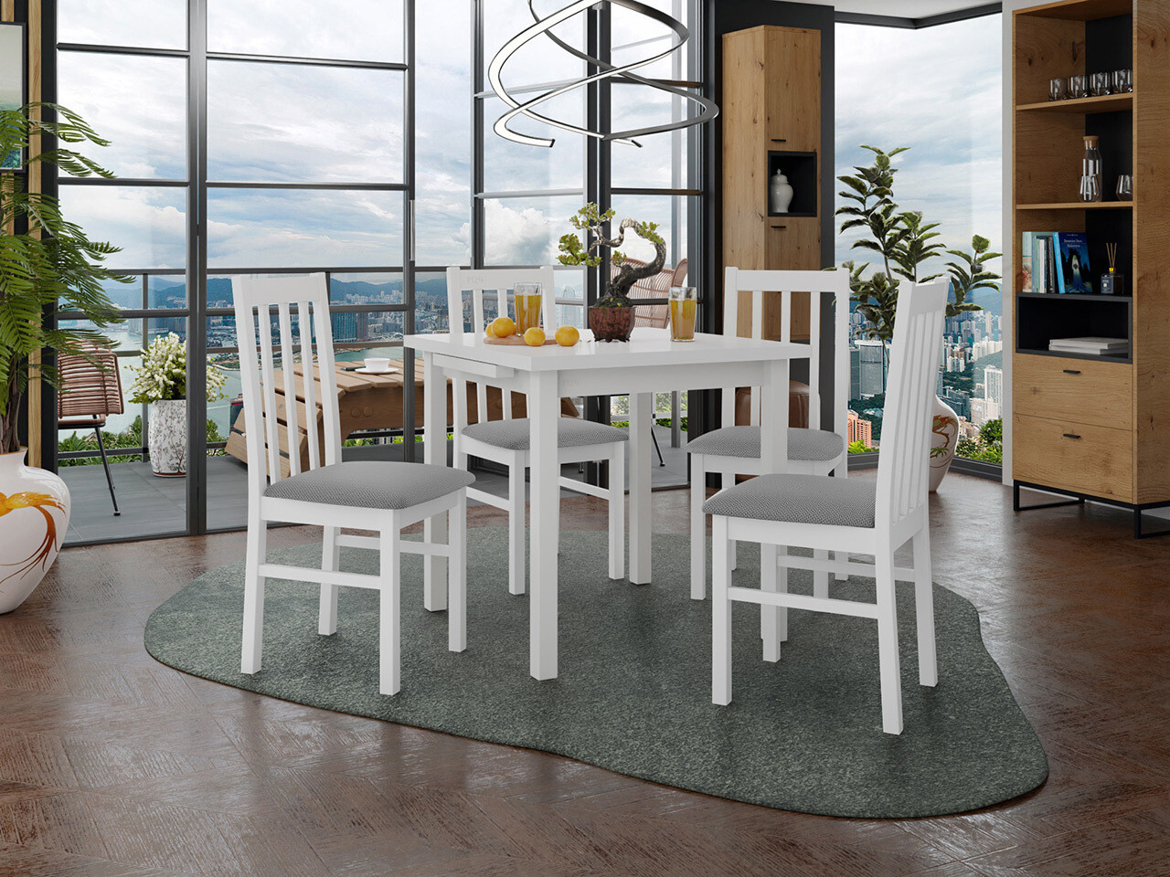 Dining set Victorville 319 (White)