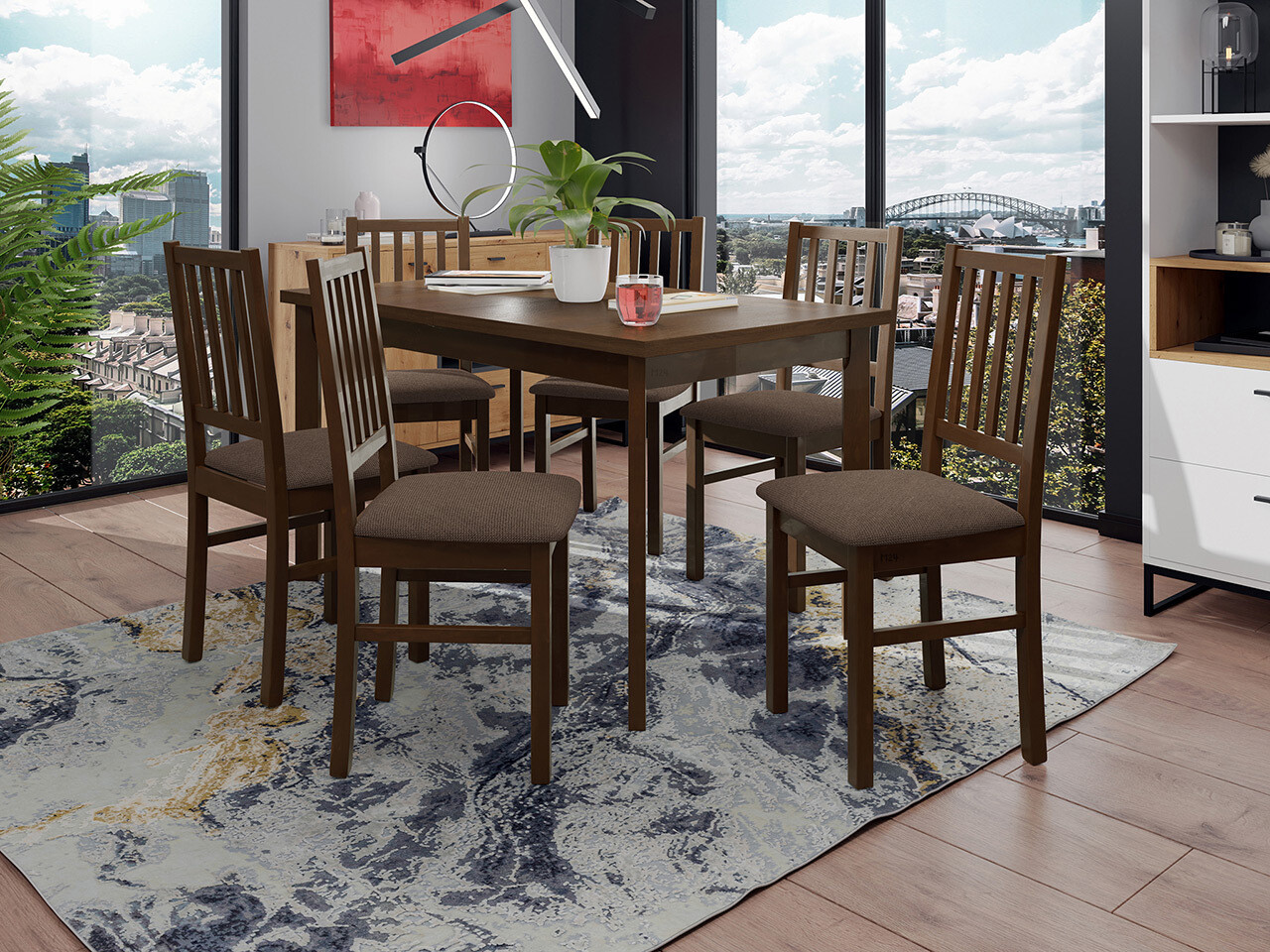 Dining set Victorville 320 (Nut)