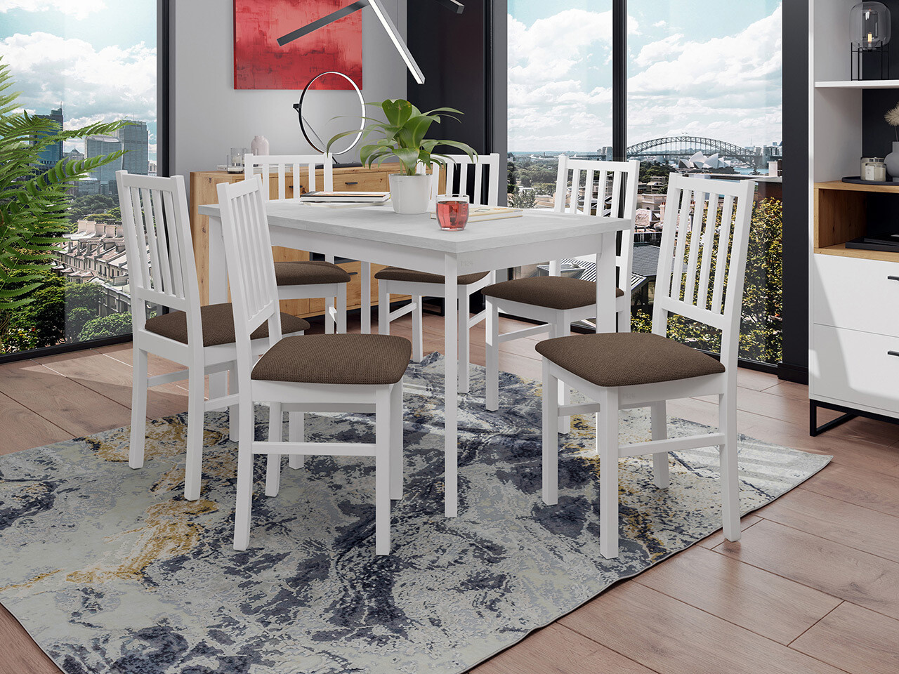 Dining set Victorville 320 (White)