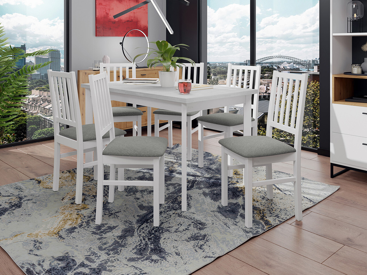 Dining set Victorville 320 (White)