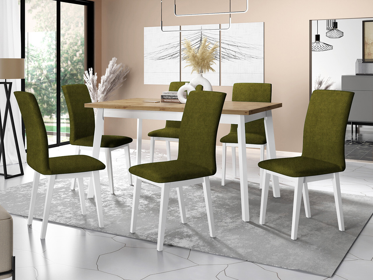 Dining set Victorville 321 (White)