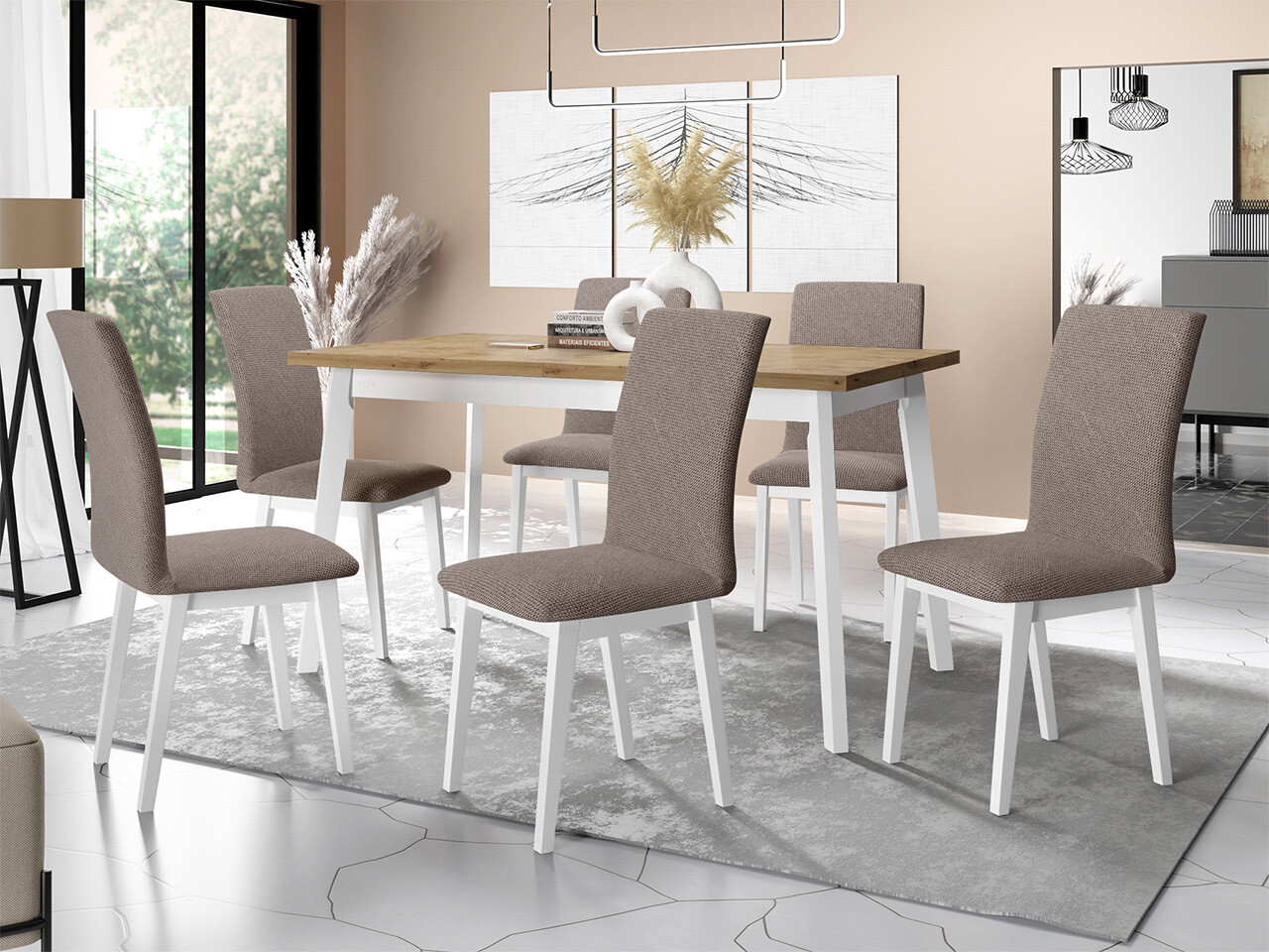 Dining set Victorville 321 (White)