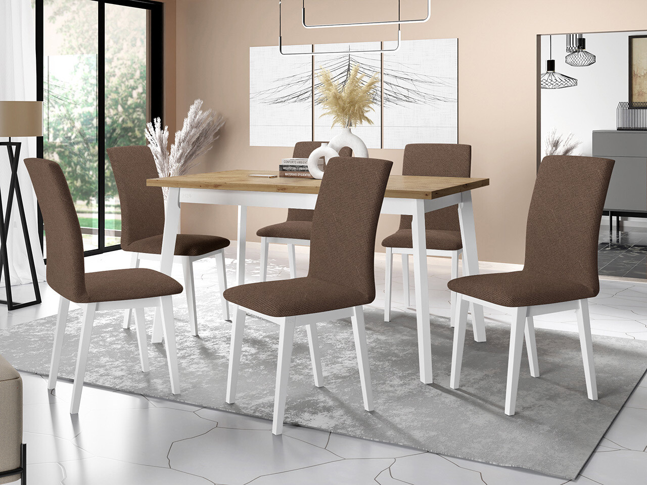 Dining set Victorville 321 (White)