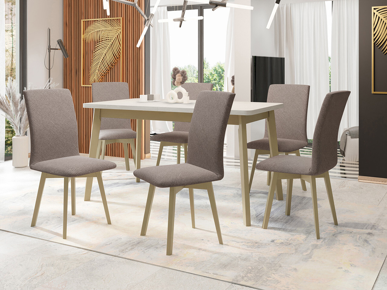 Dining set Victorville 323 (Sonoma oak)