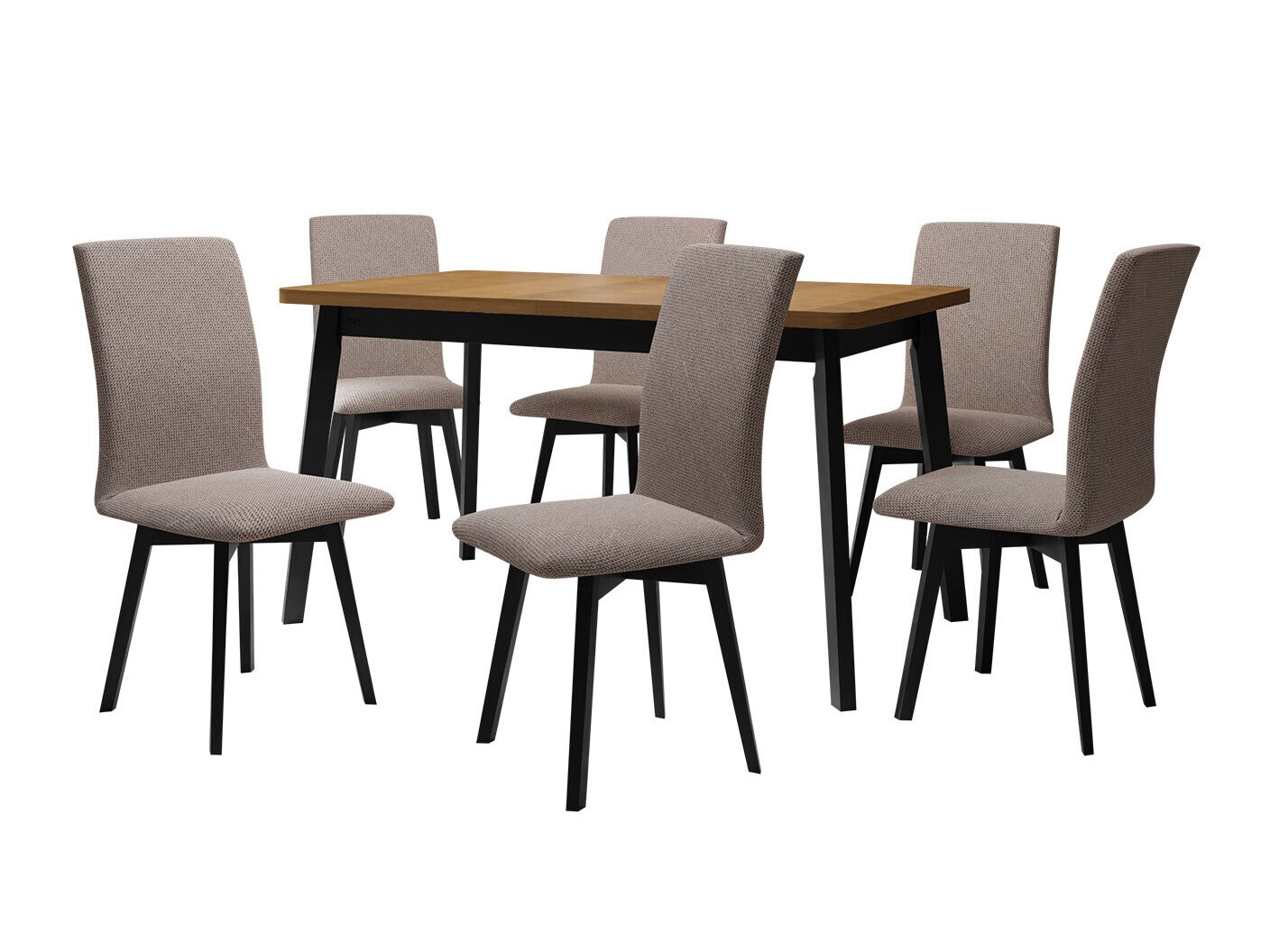 Dining set Victorville 324 (Black)