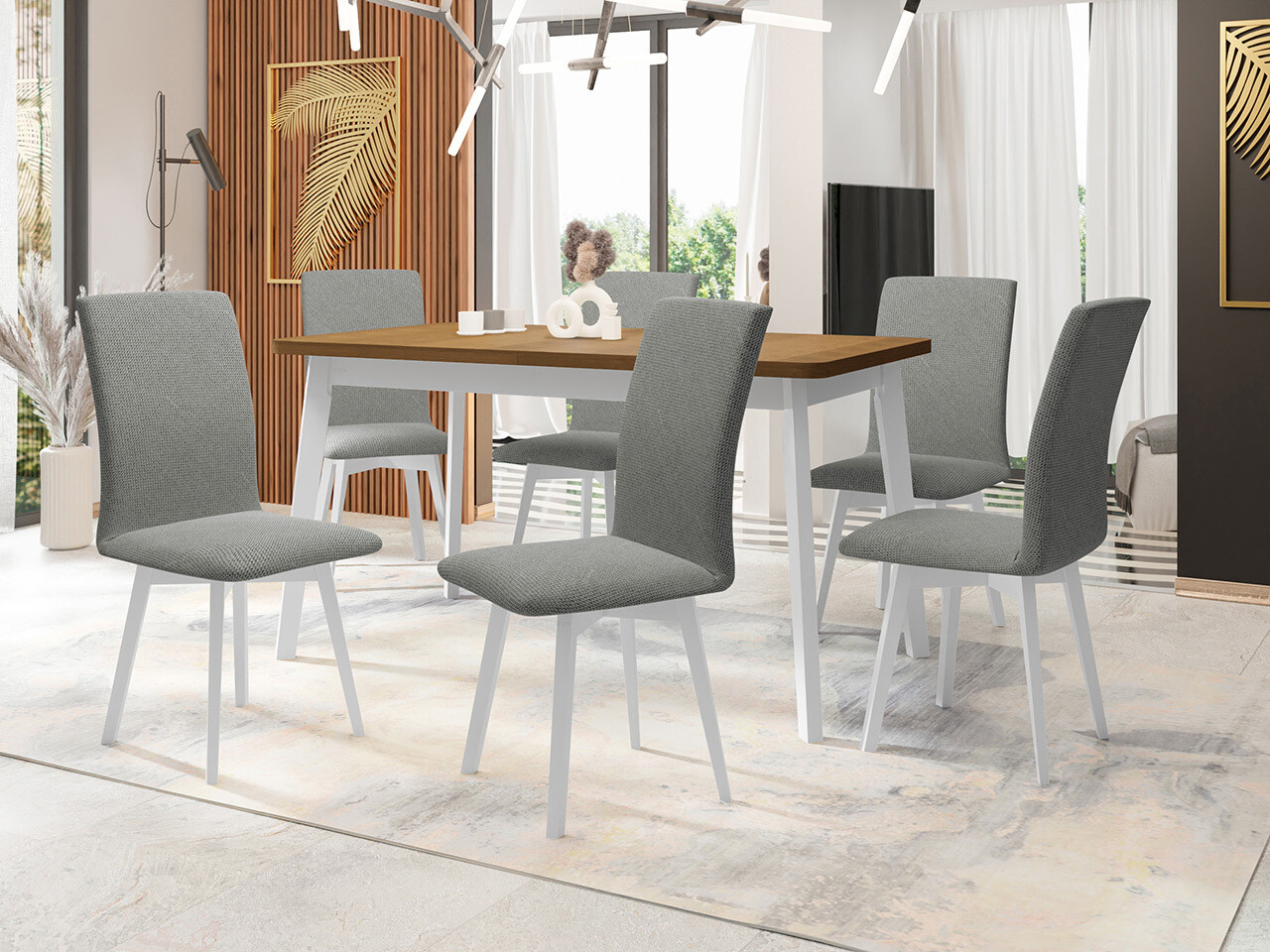 Dining set Victorville 324 (White)