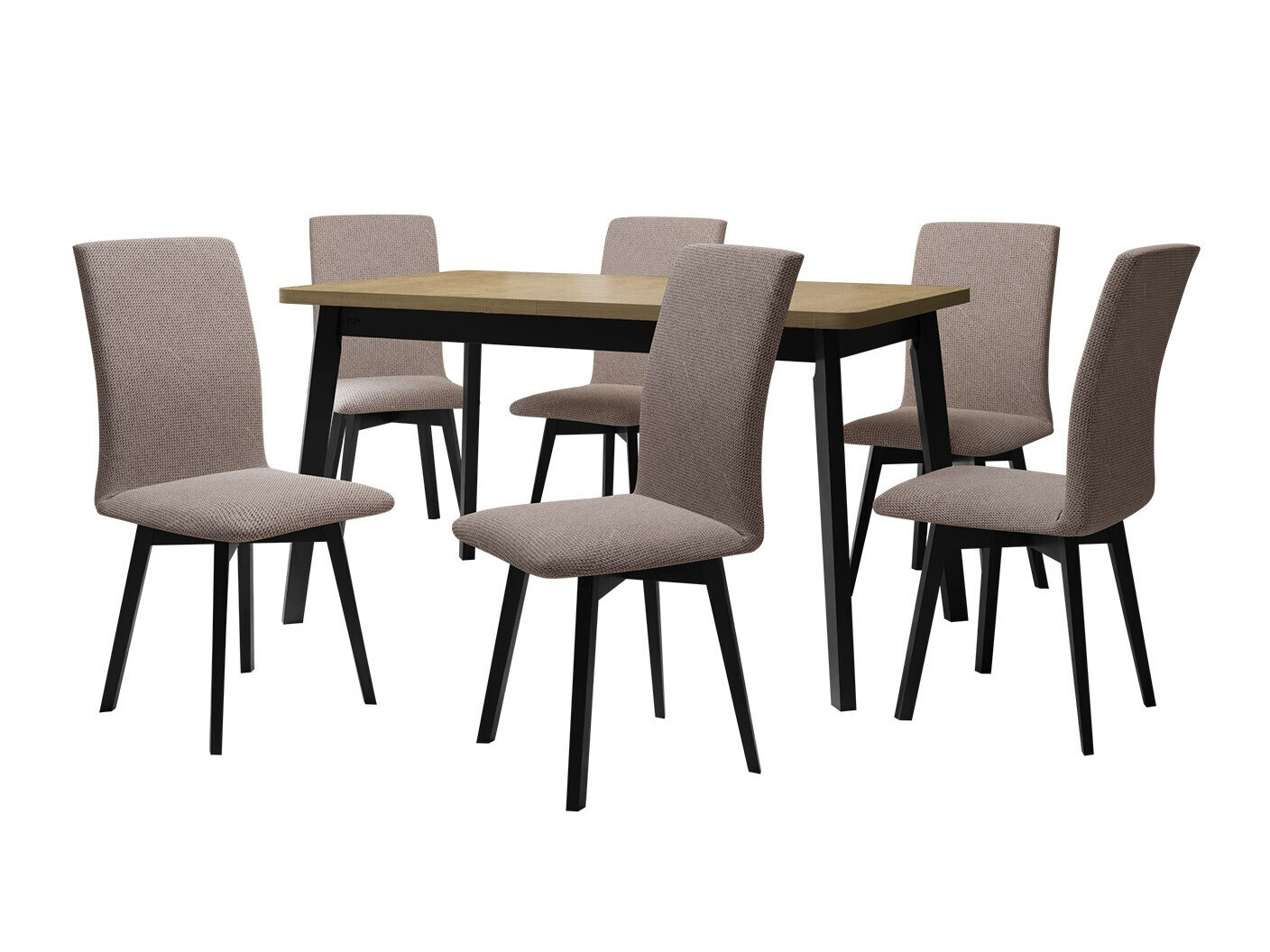 Dining set Victorville 325 (Black)