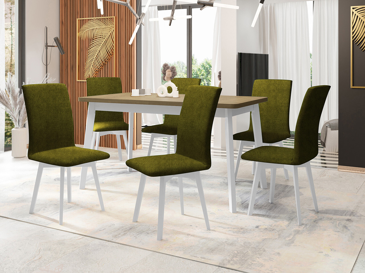 Dining set Victorville 325 (White)