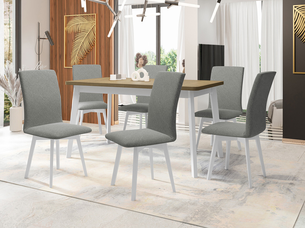 Dining set Victorville 325 (White)